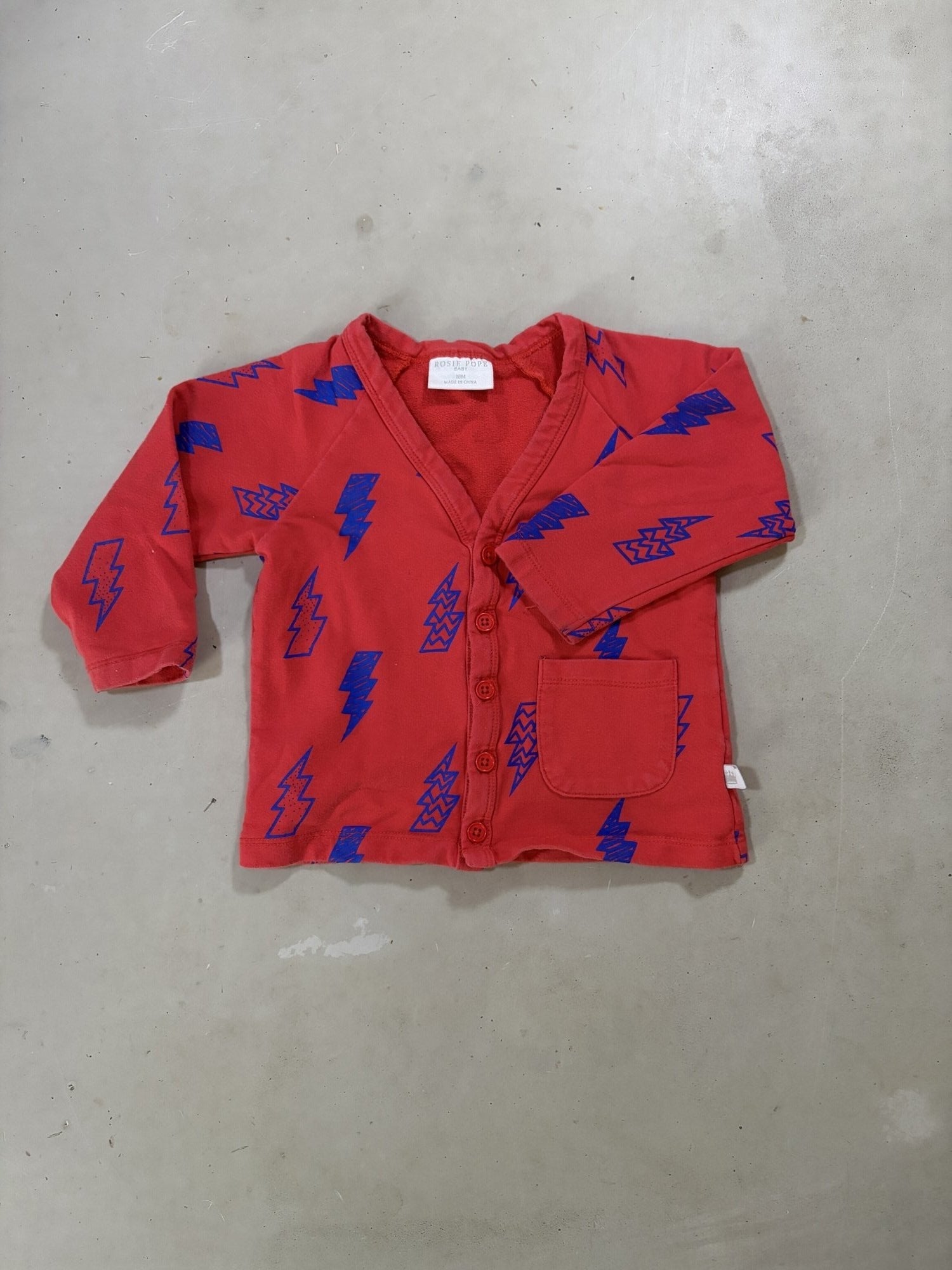 Rosie Pope lightening bolt cardigan || 18M