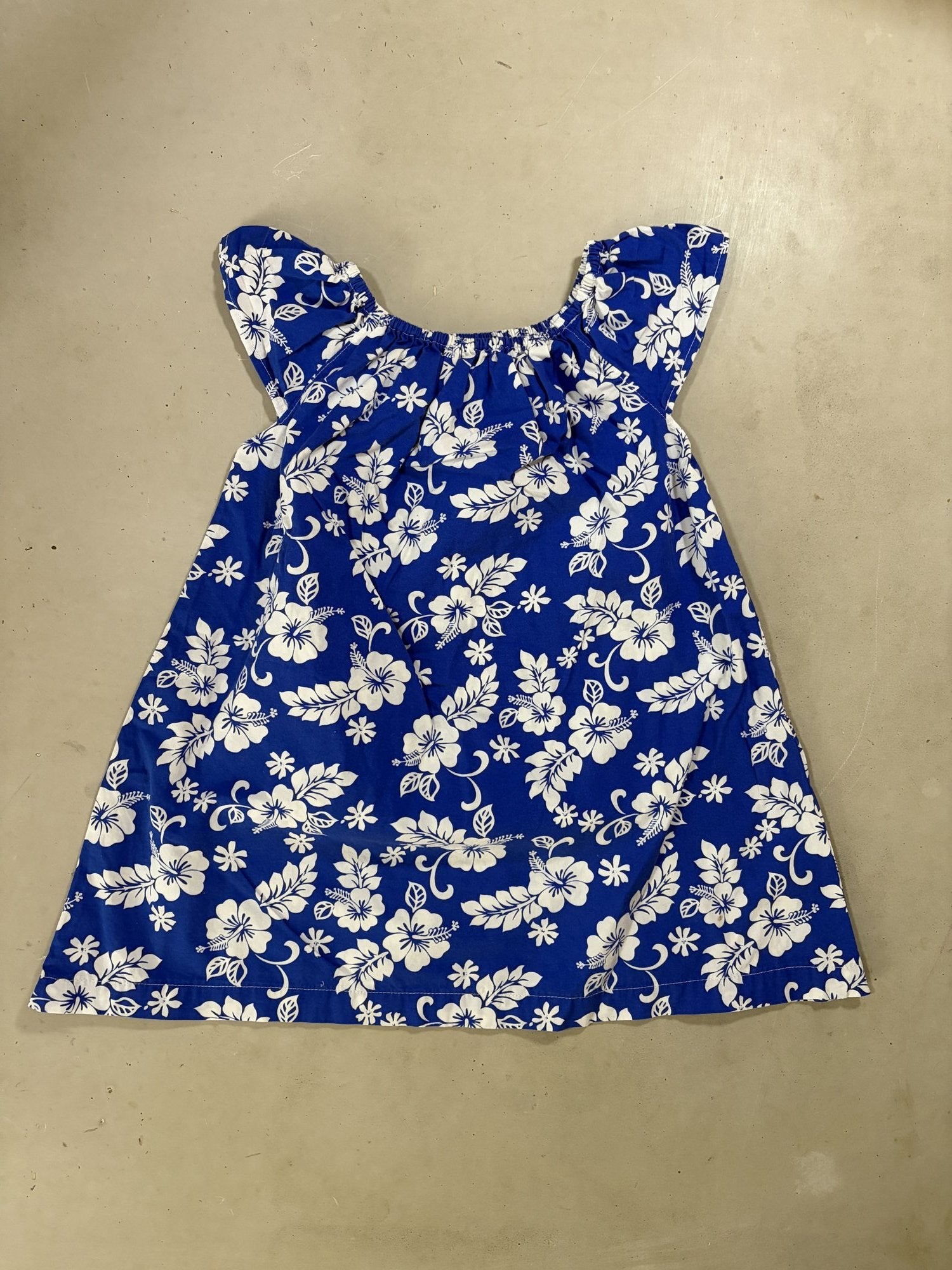 Grammy Made Hawaiian dress || 4T