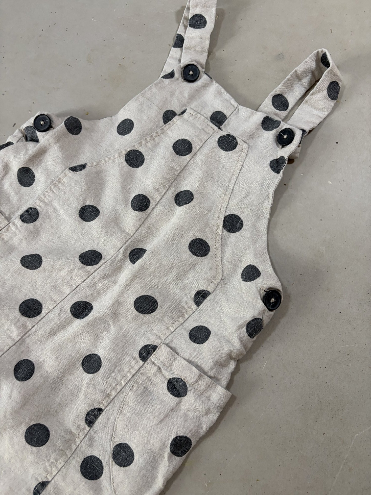 Zara linen overalls || 4-5Y