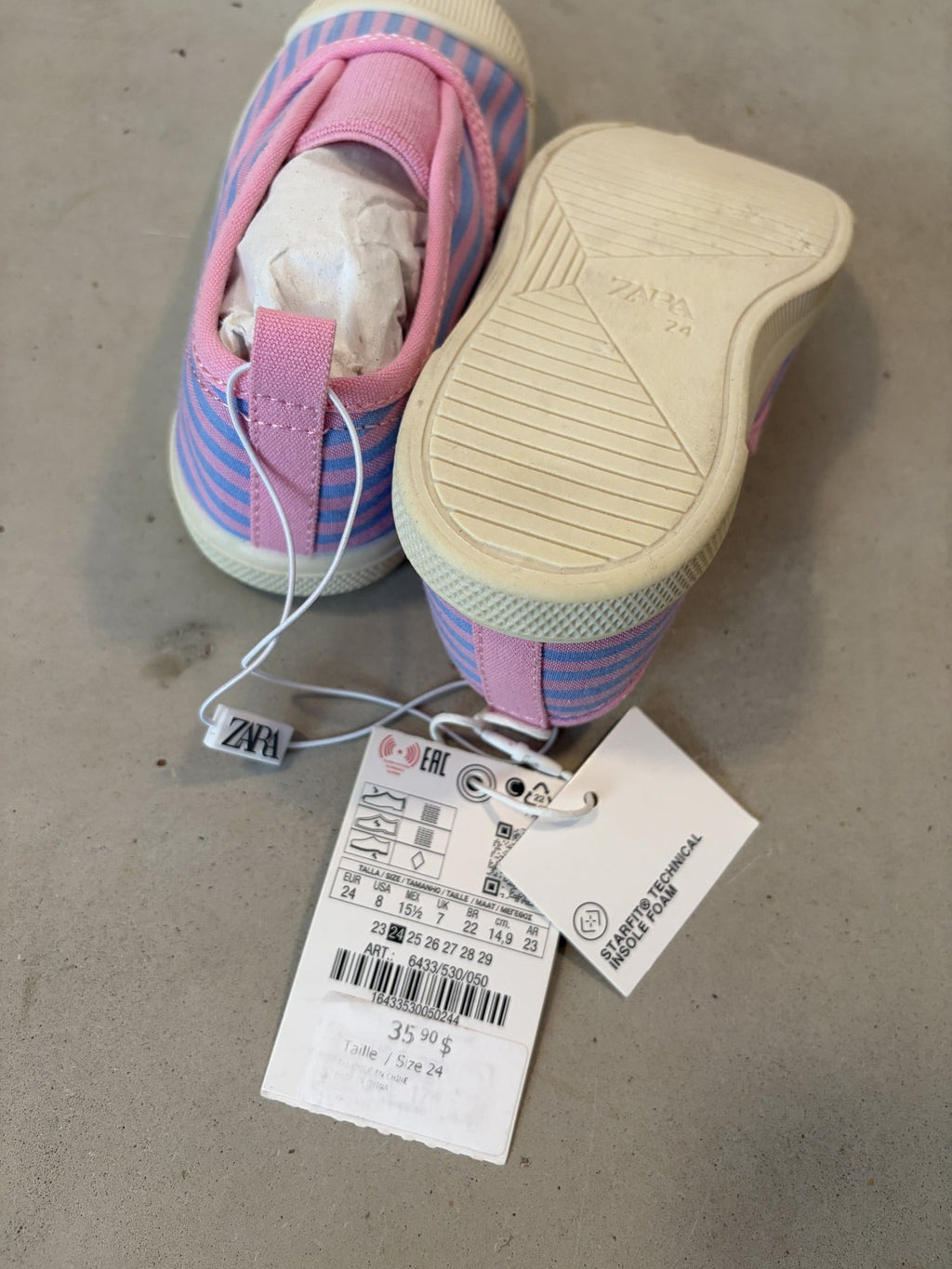 Zara slip on shoes || size 8C