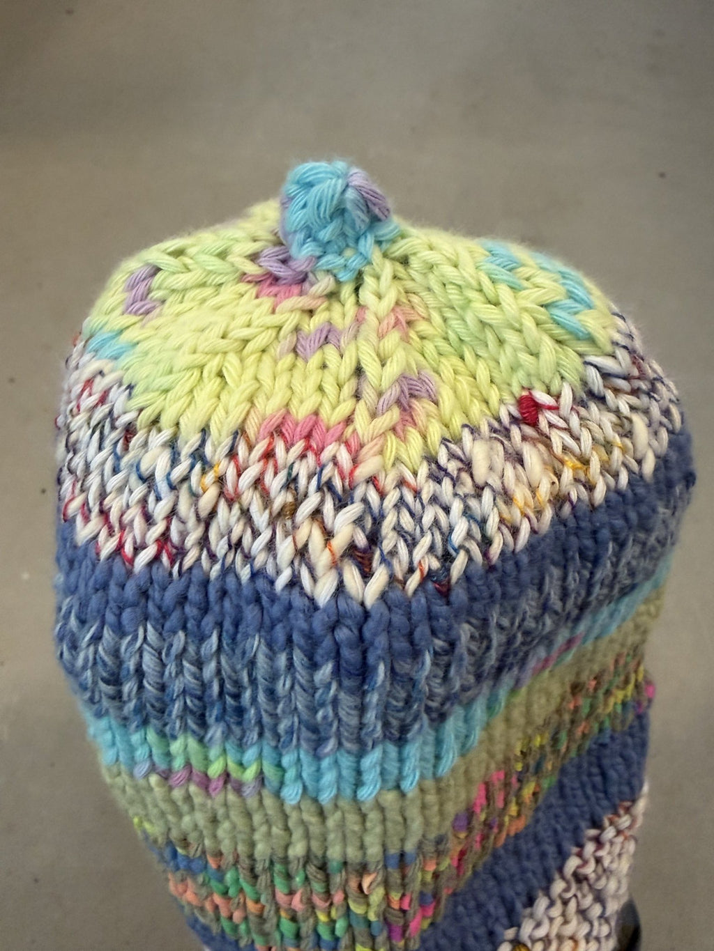 Grammy cotton hand knit hat (buy one give one!) || 0-6m