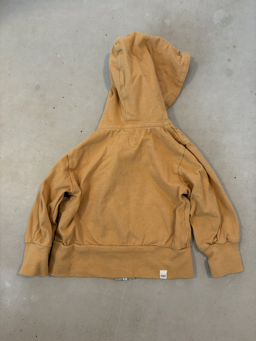 Mini Mioche mustard hoodie || 3-6m