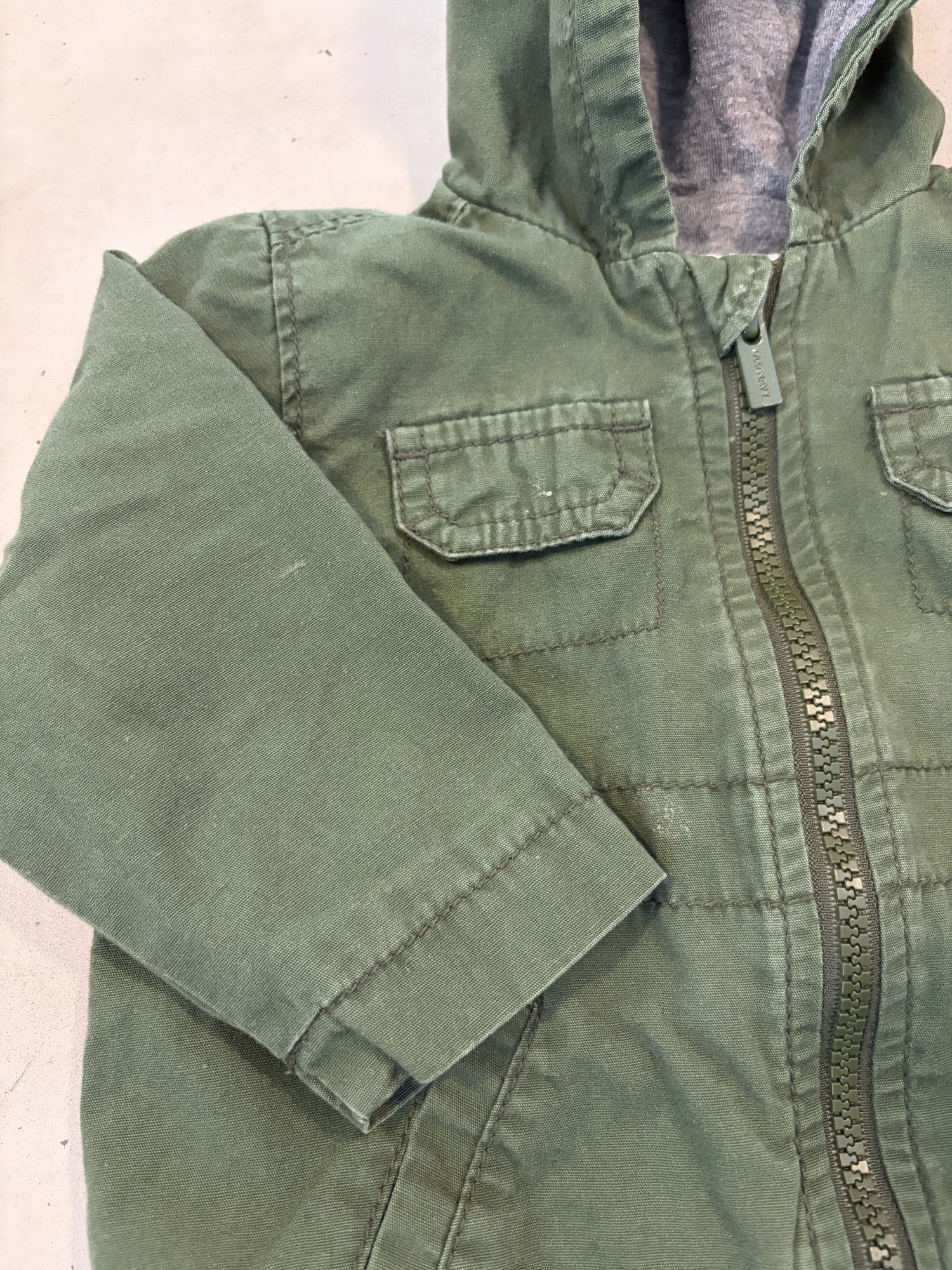 Old Navy lined jacket || 6-12m
