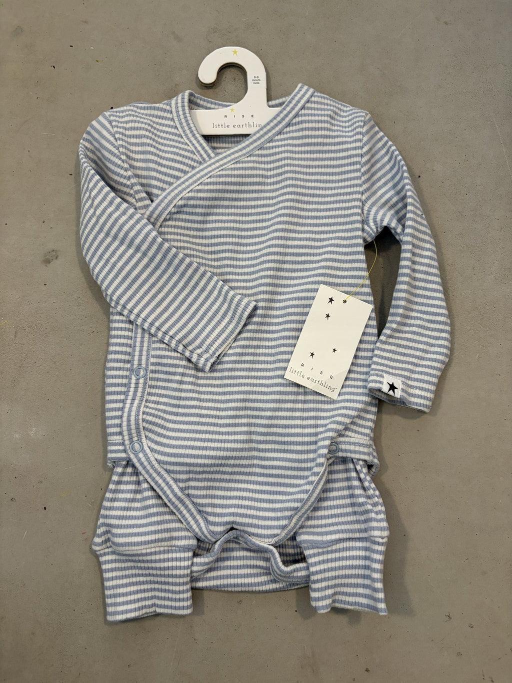 Rise Little Earthling onesie pant set || 6-9m