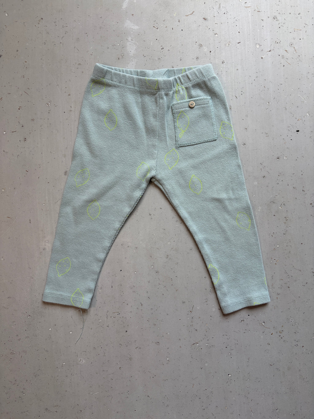 Zara lemon pants || 12-18m