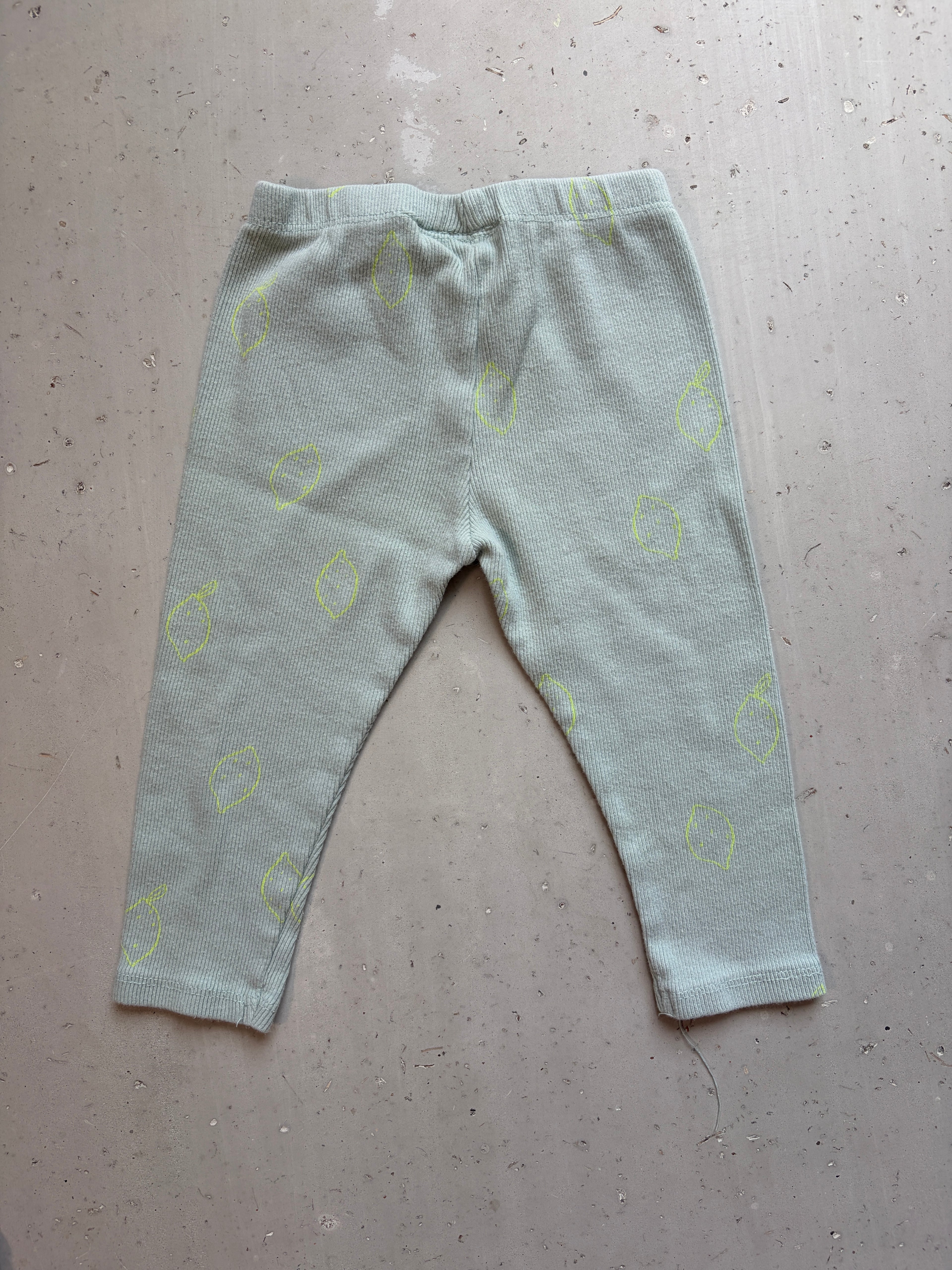 Zara lemon pants || 12-18m