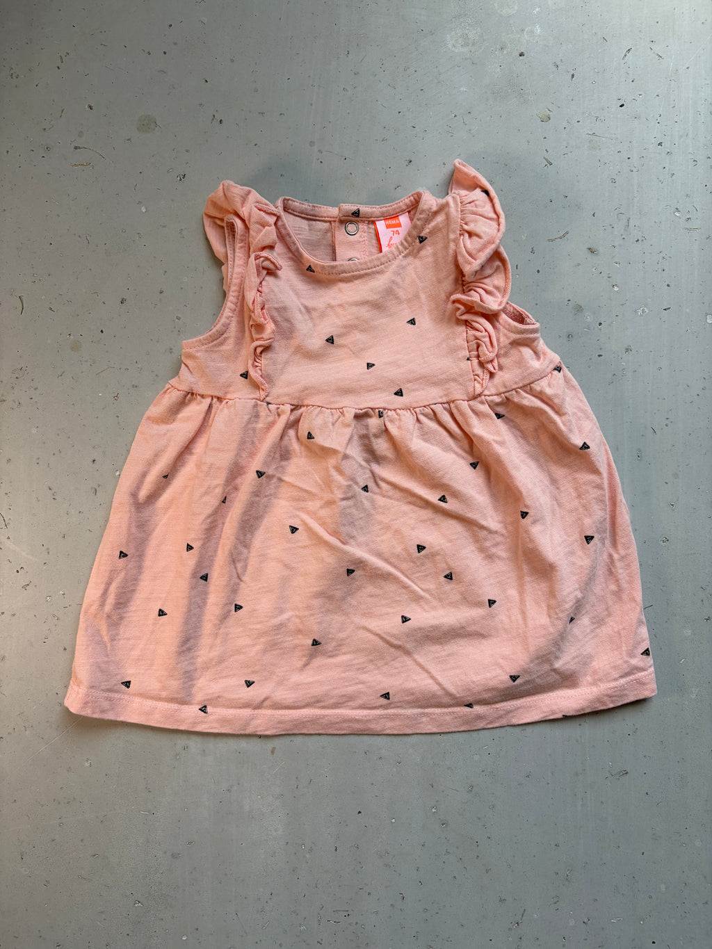 HEMA peach dress || 9-12m (euro 74)
