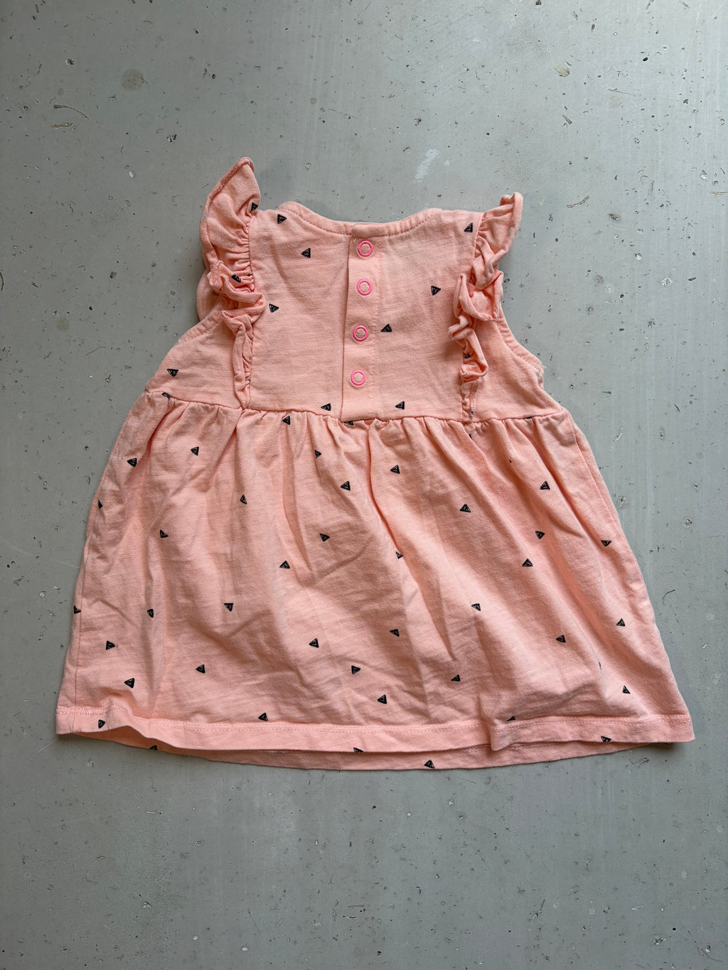 HEMA peach dress || 9-12m (euro 74)