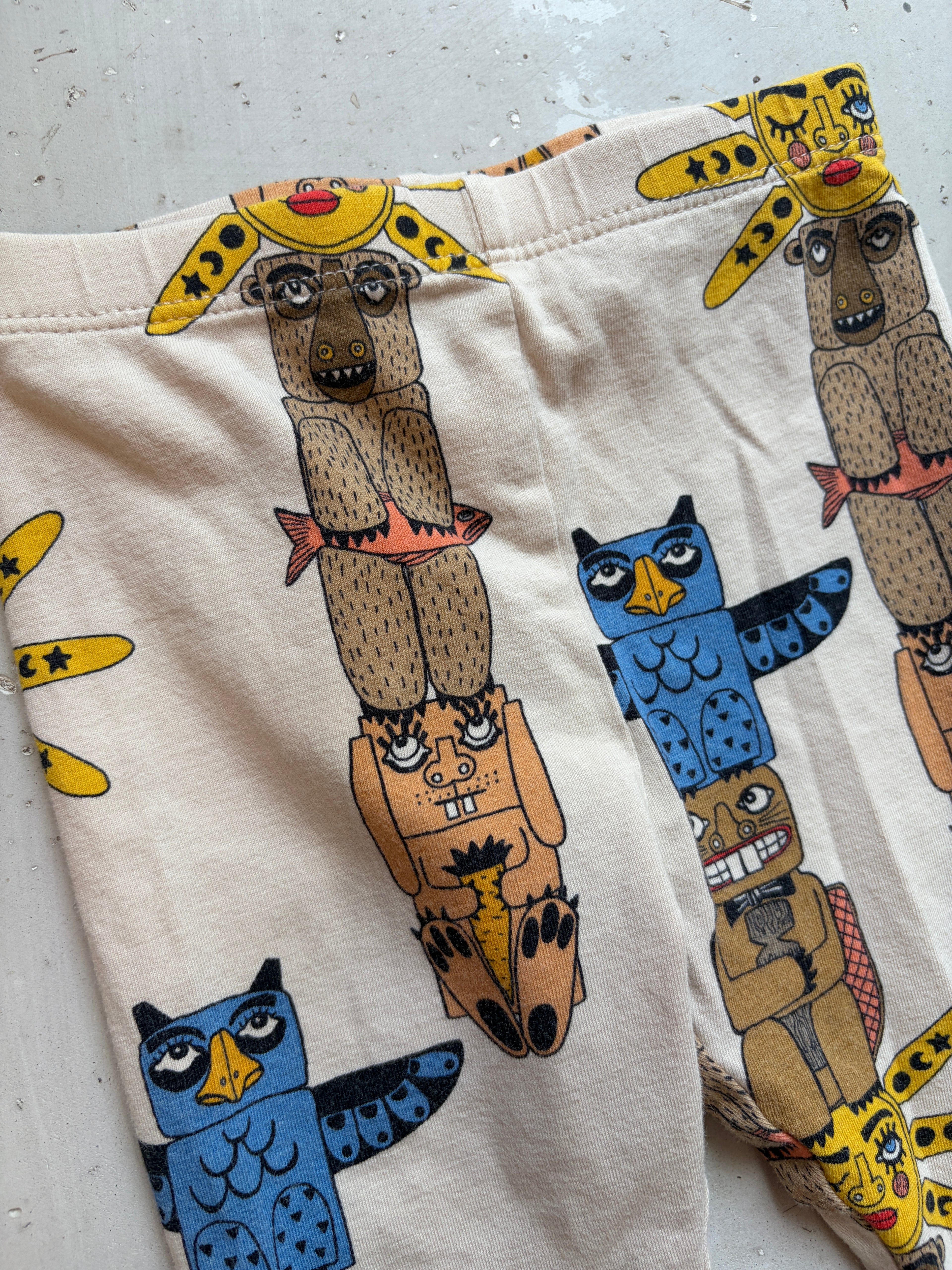 Mini Rodini totem leggings || 6-12m (euro 68/74)