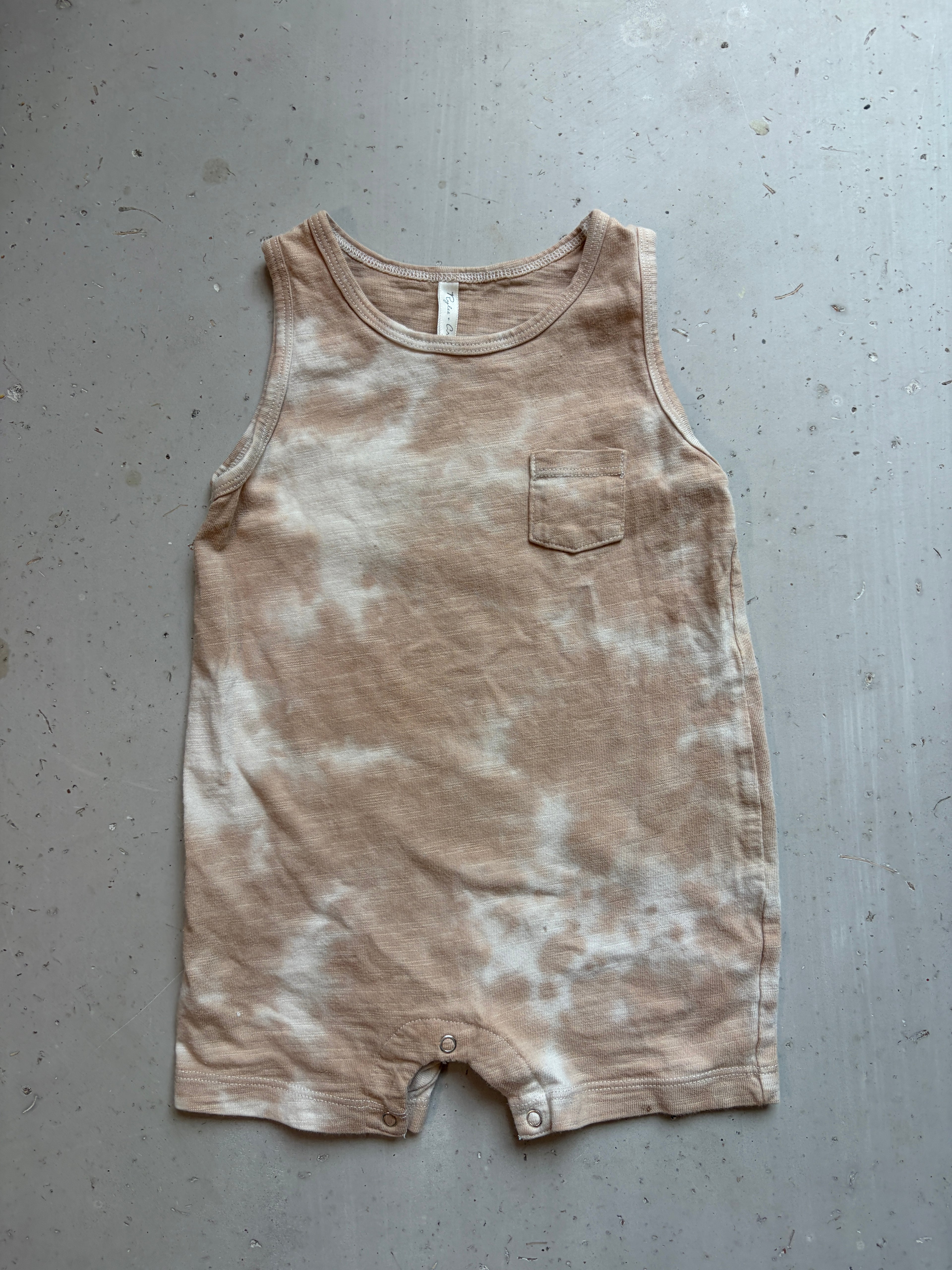 Rylee + Cru shortie romper || 12-18m