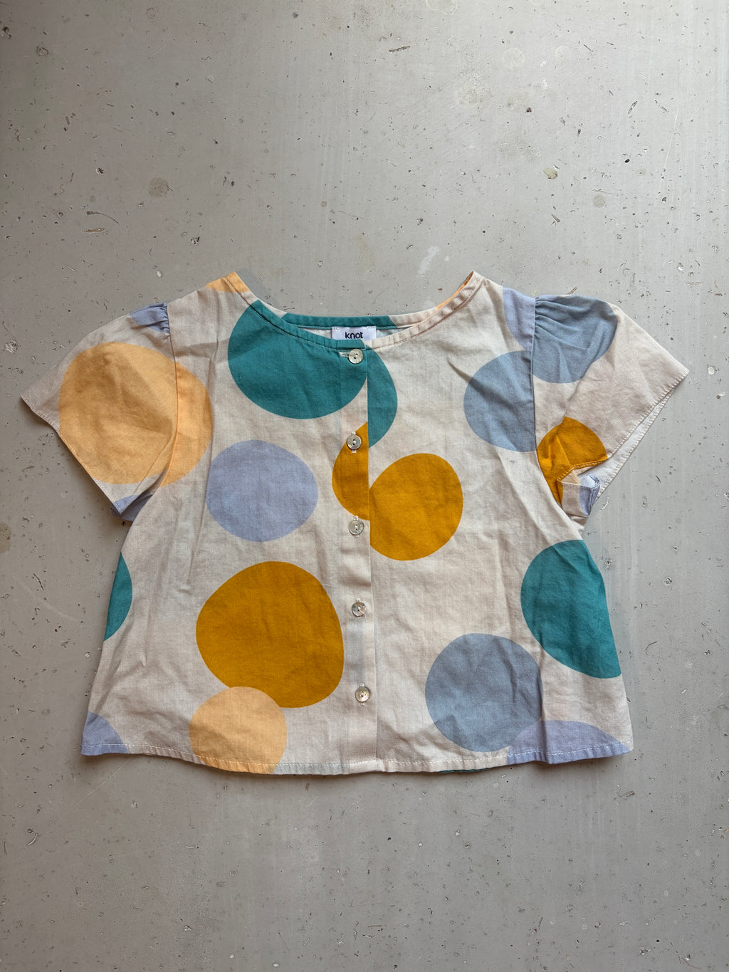 knot blouse tee || 6Y