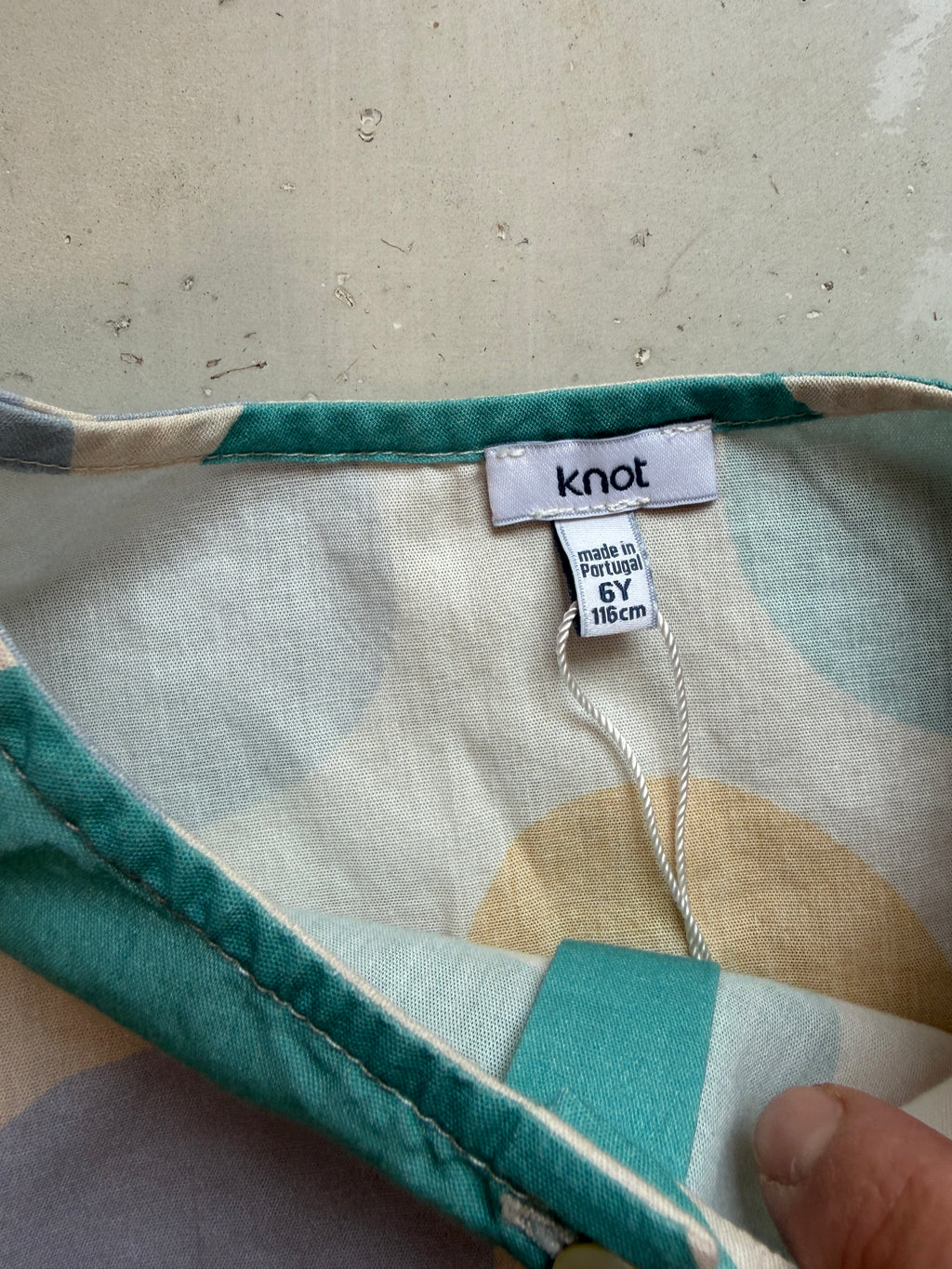 knot blouse tee || 6Y