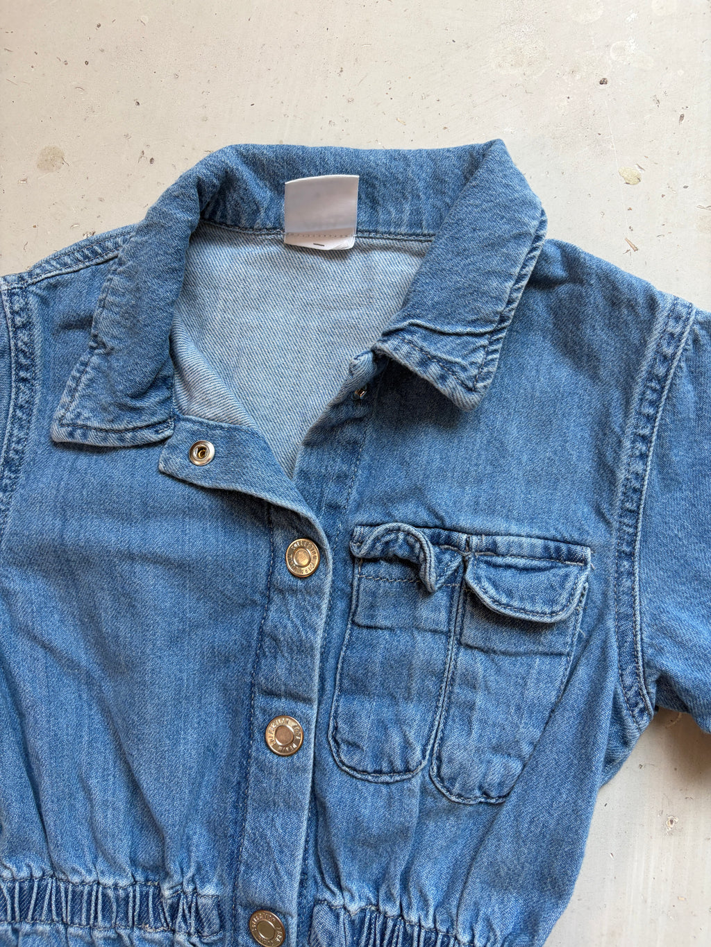 Zara denim dress || 8 (fits like 6)
