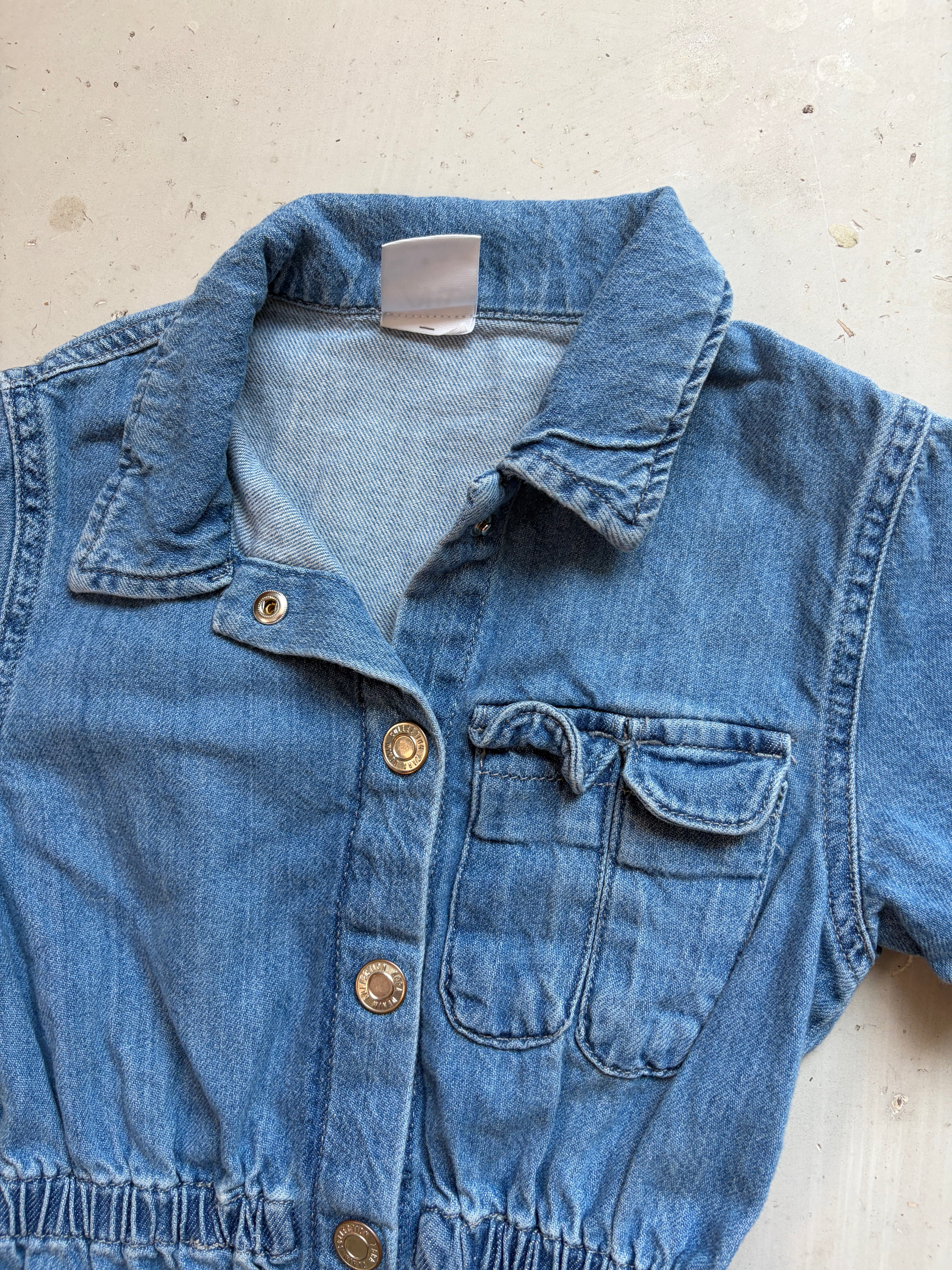 Zara denim dress || 8 (fits like 6)