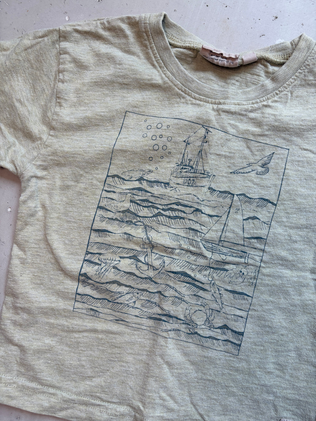 Wheat tshirt || 3T