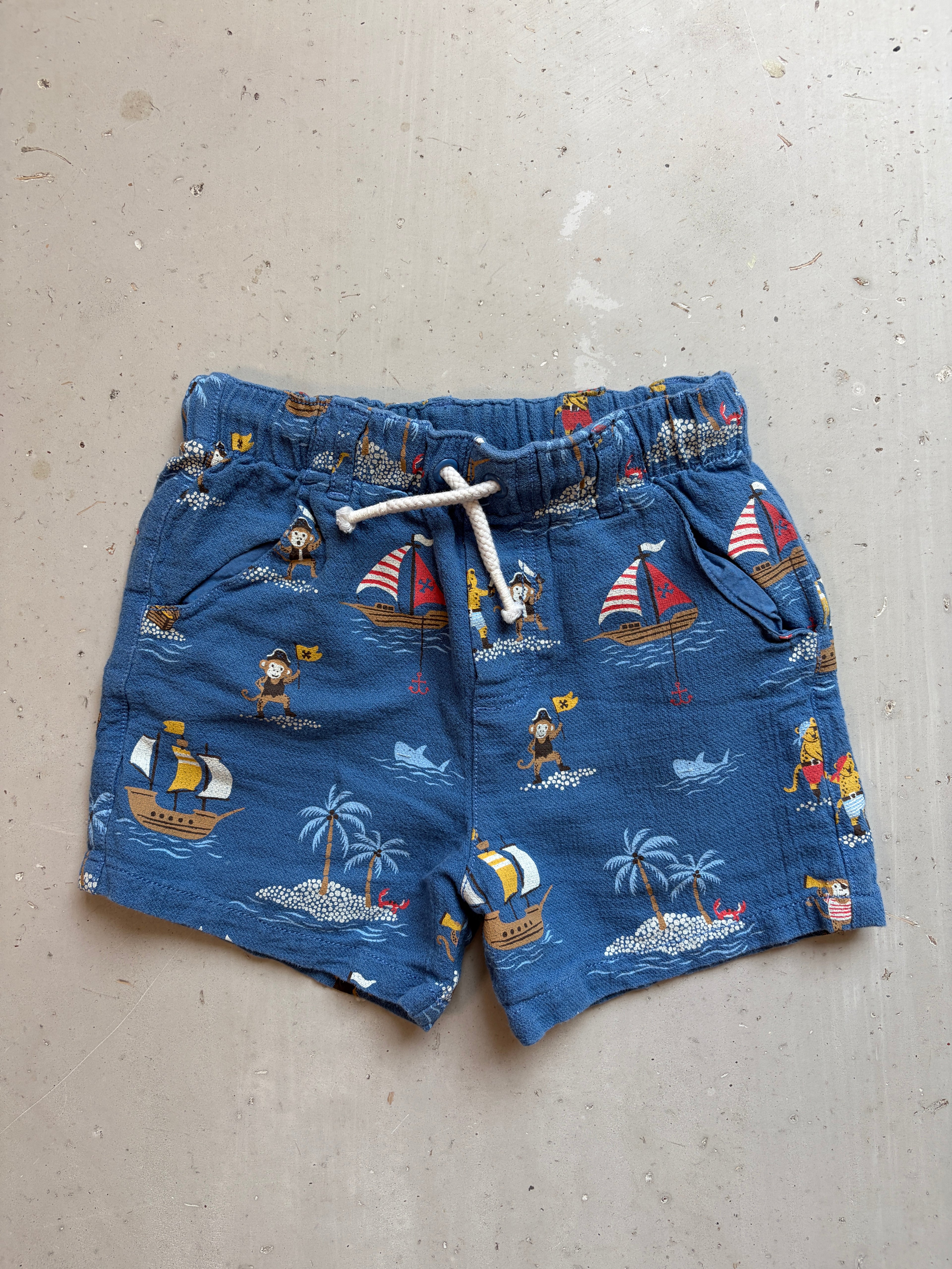 Purebaby pirate shorts || 3T