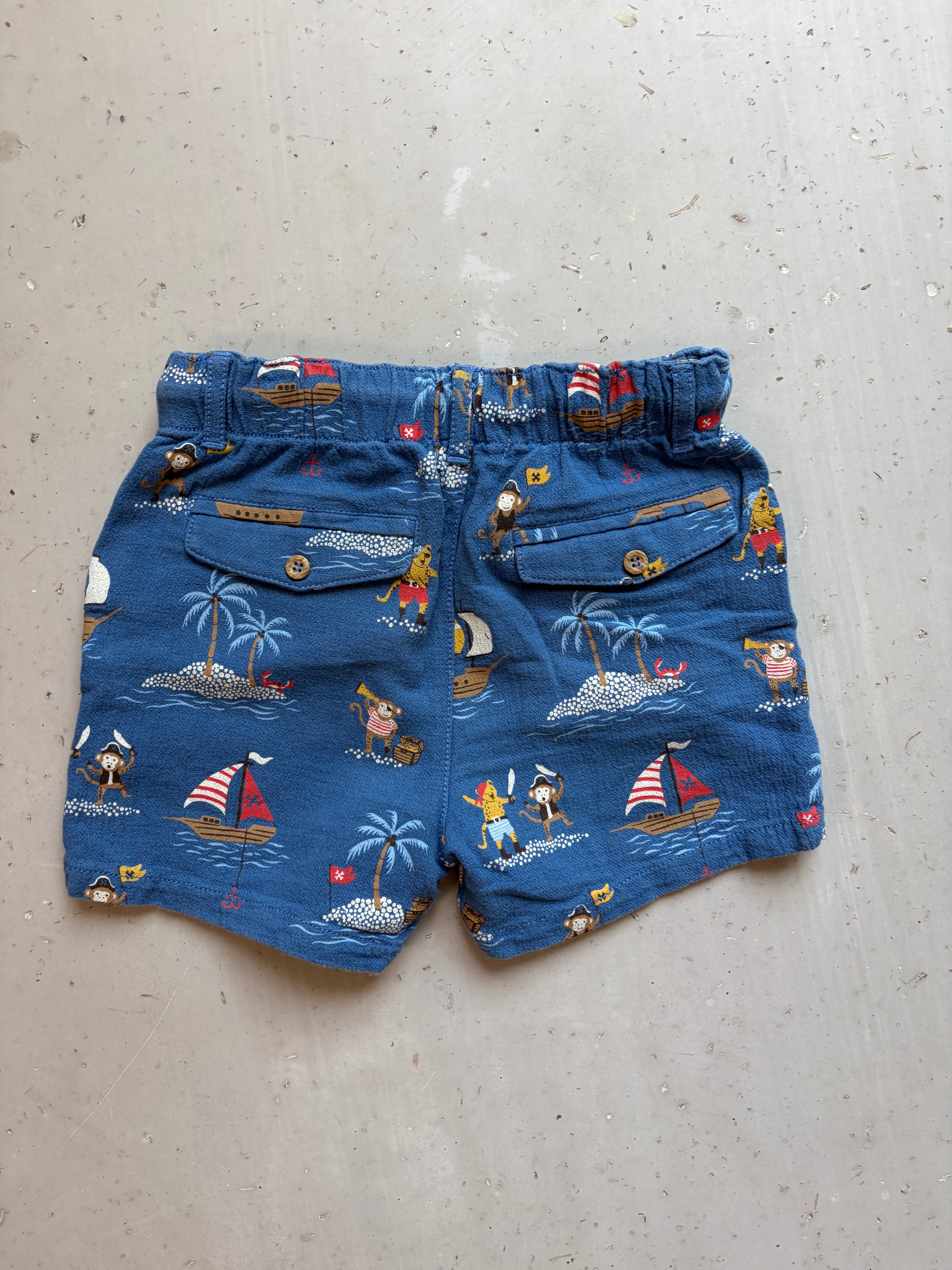 Purebaby pirate shorts || 3T