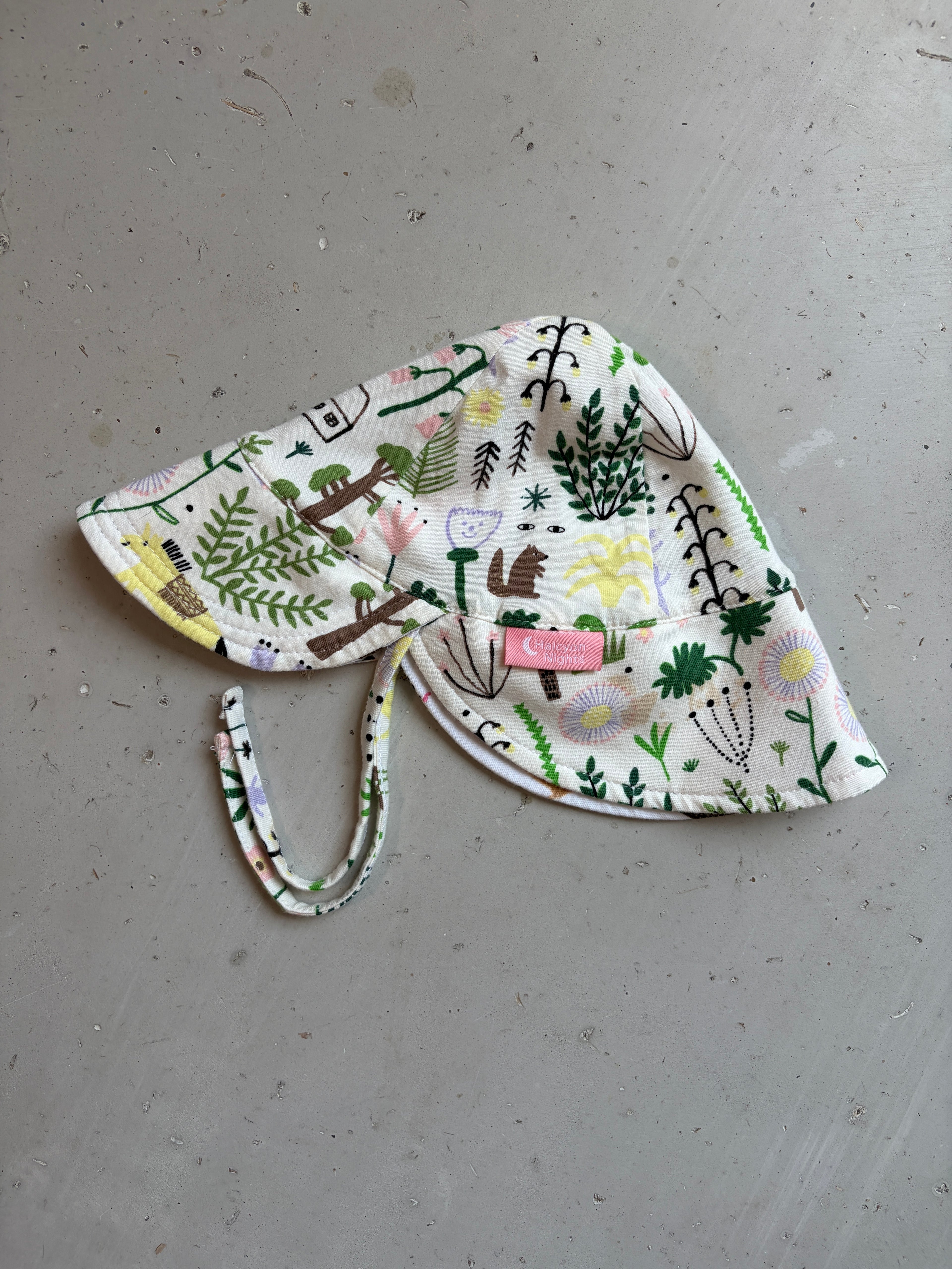 Halcyon Nights sun hat || 0-6m