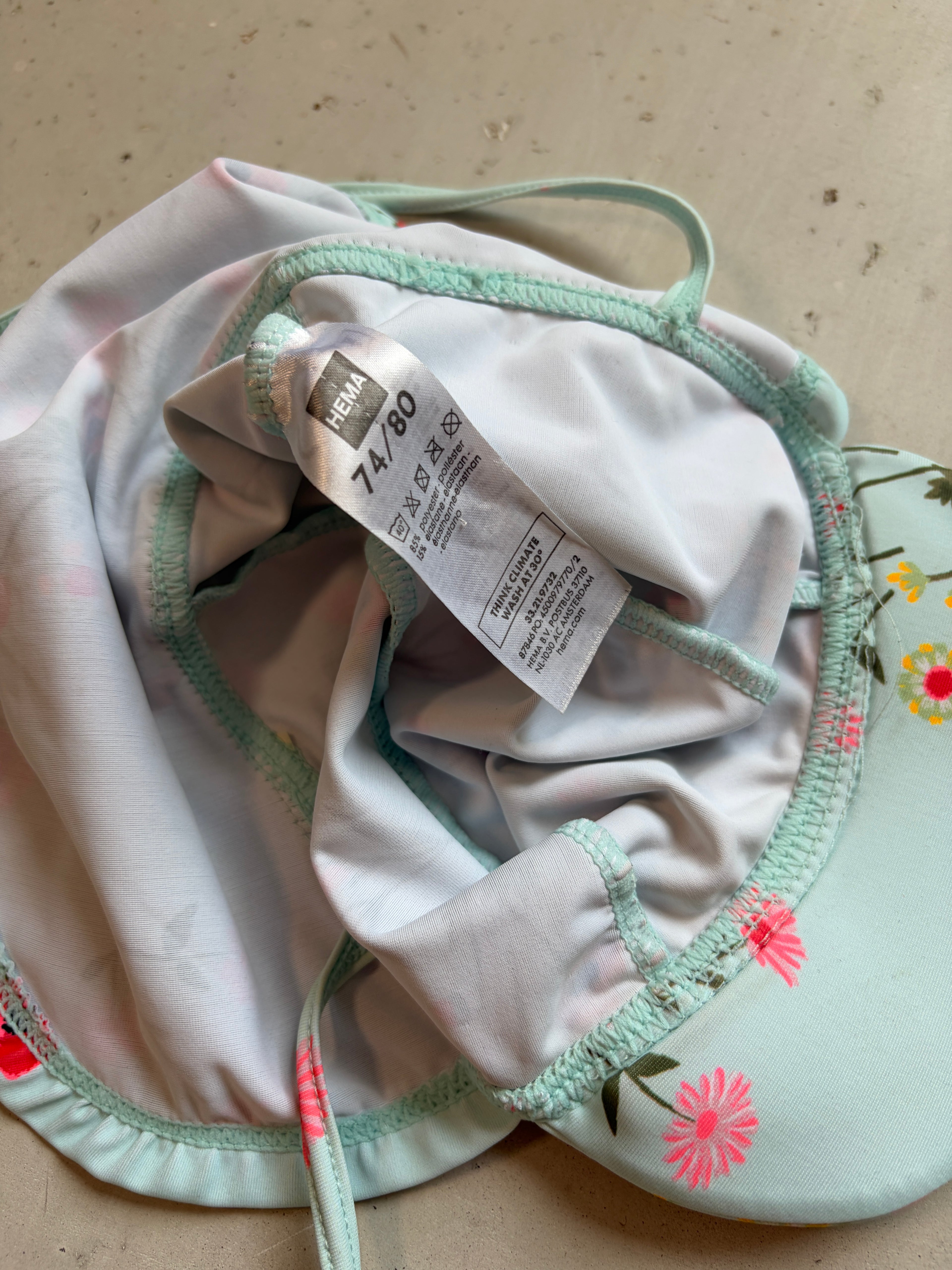 HEMA swim hat || 9-18m (euro 74/80)