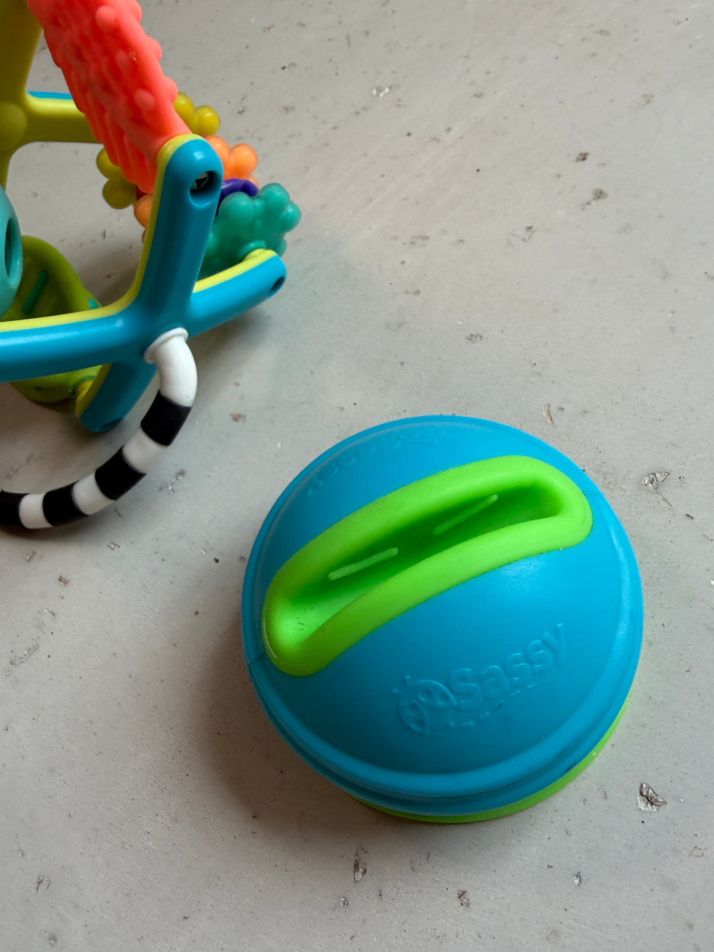 Sassy suction toy