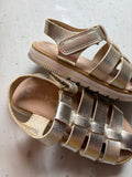 Cat & Jack gold sandals || 8