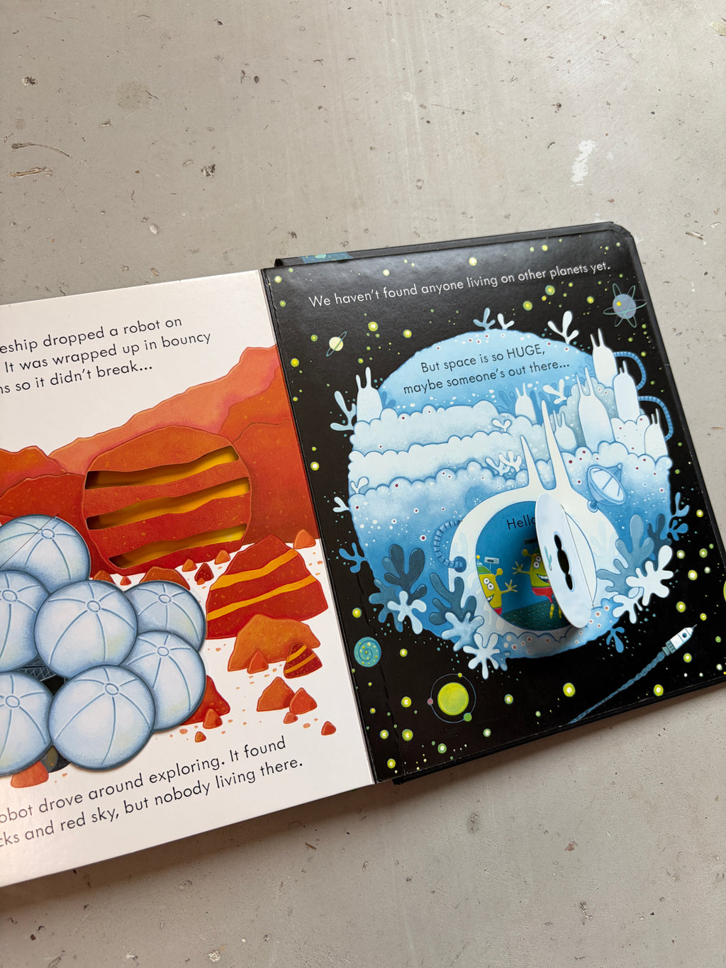 Usborne peep inside Space