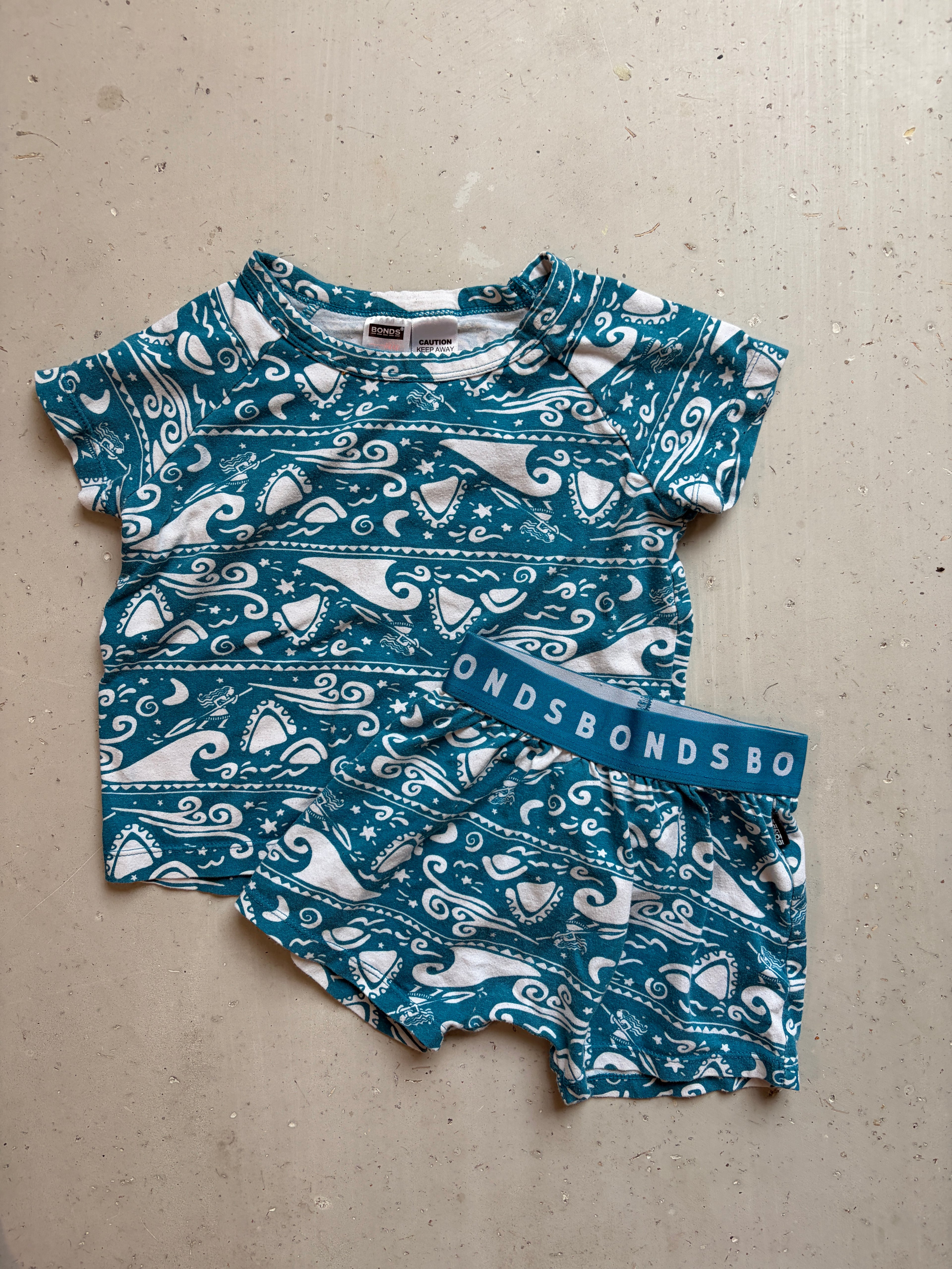 Bonds tshirt pjs set || 12-18m