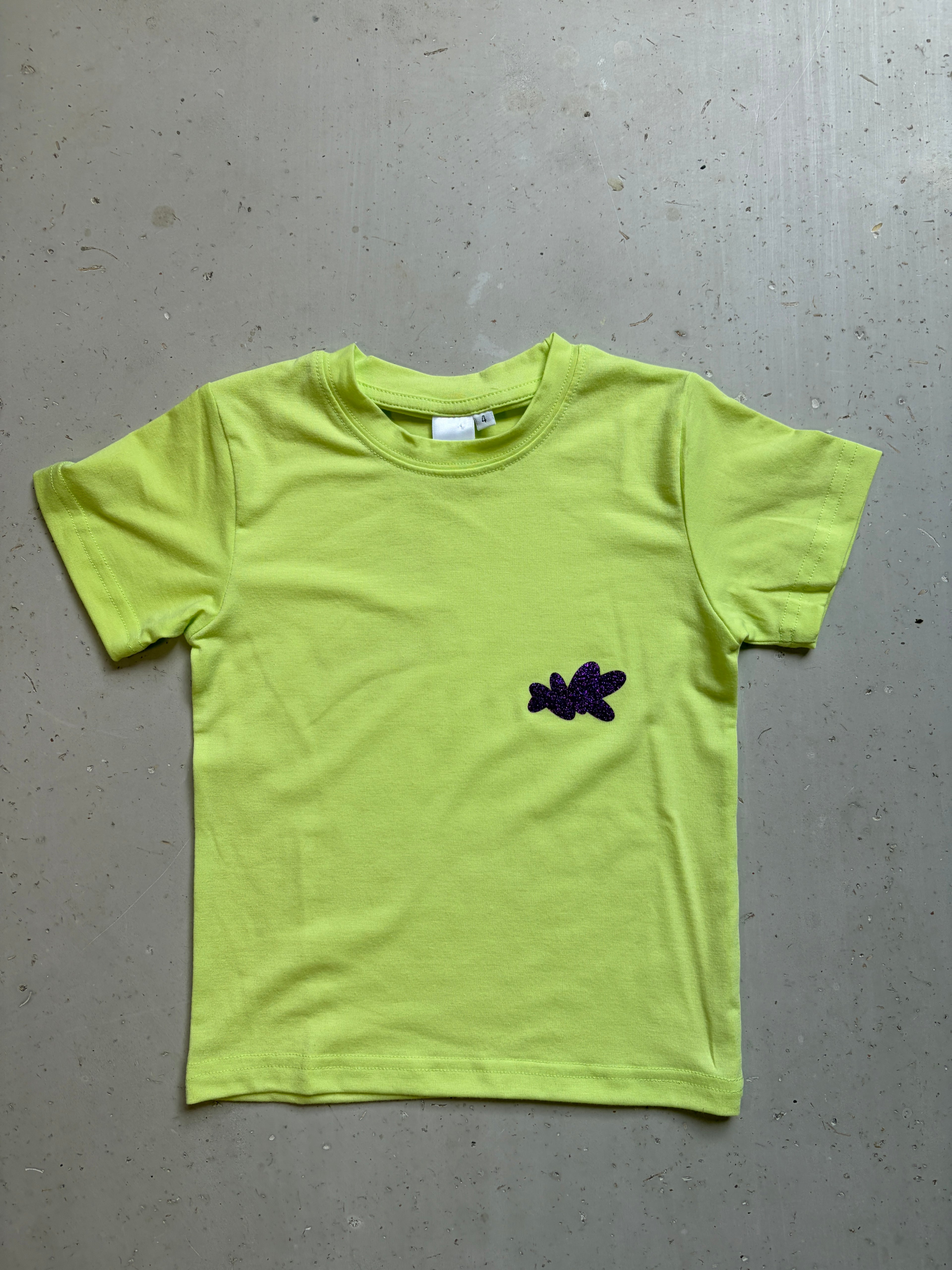 Plooofed Blank green tshirt || 4T