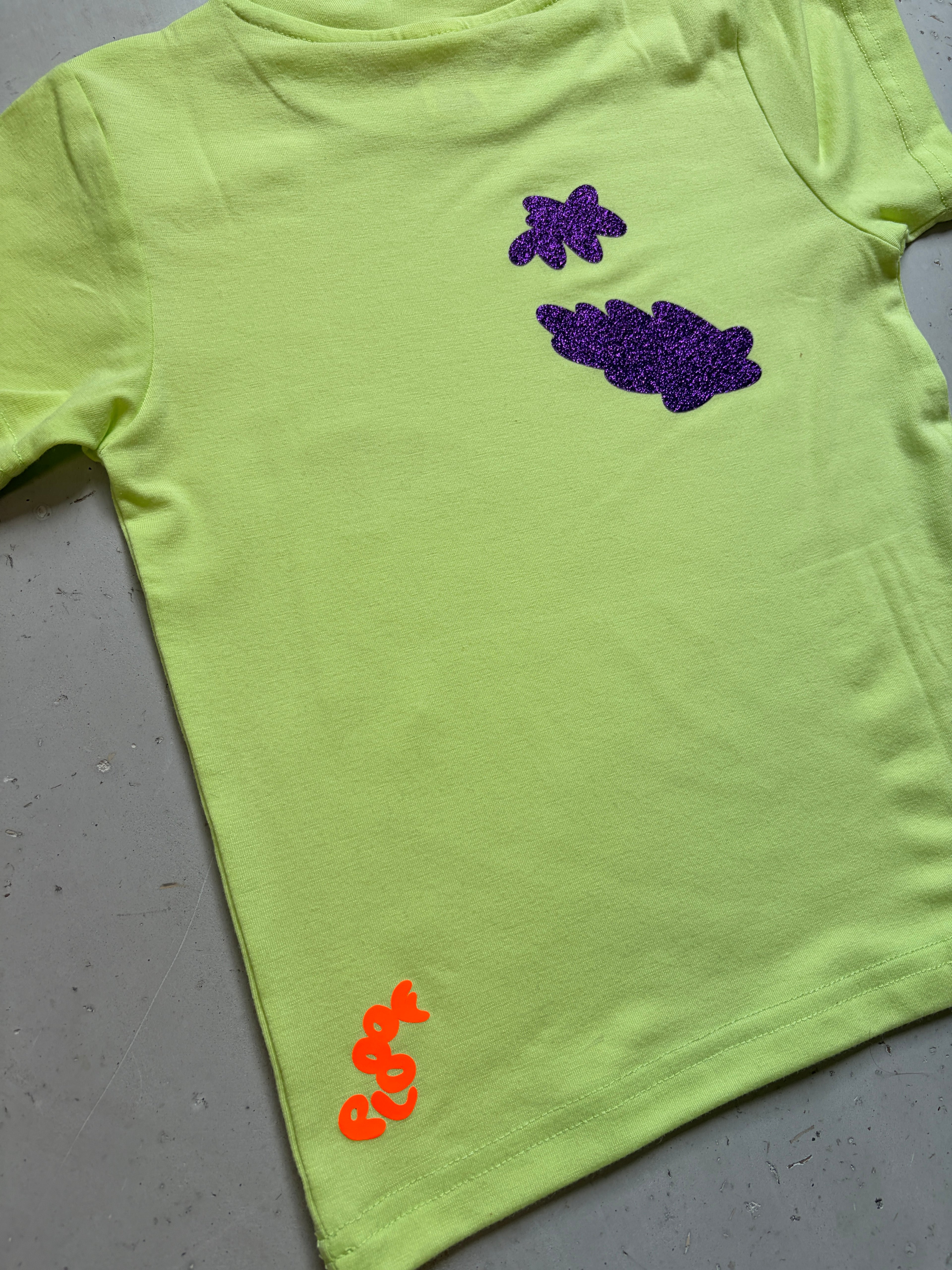 Plooofed Blank green tshirt || 4T