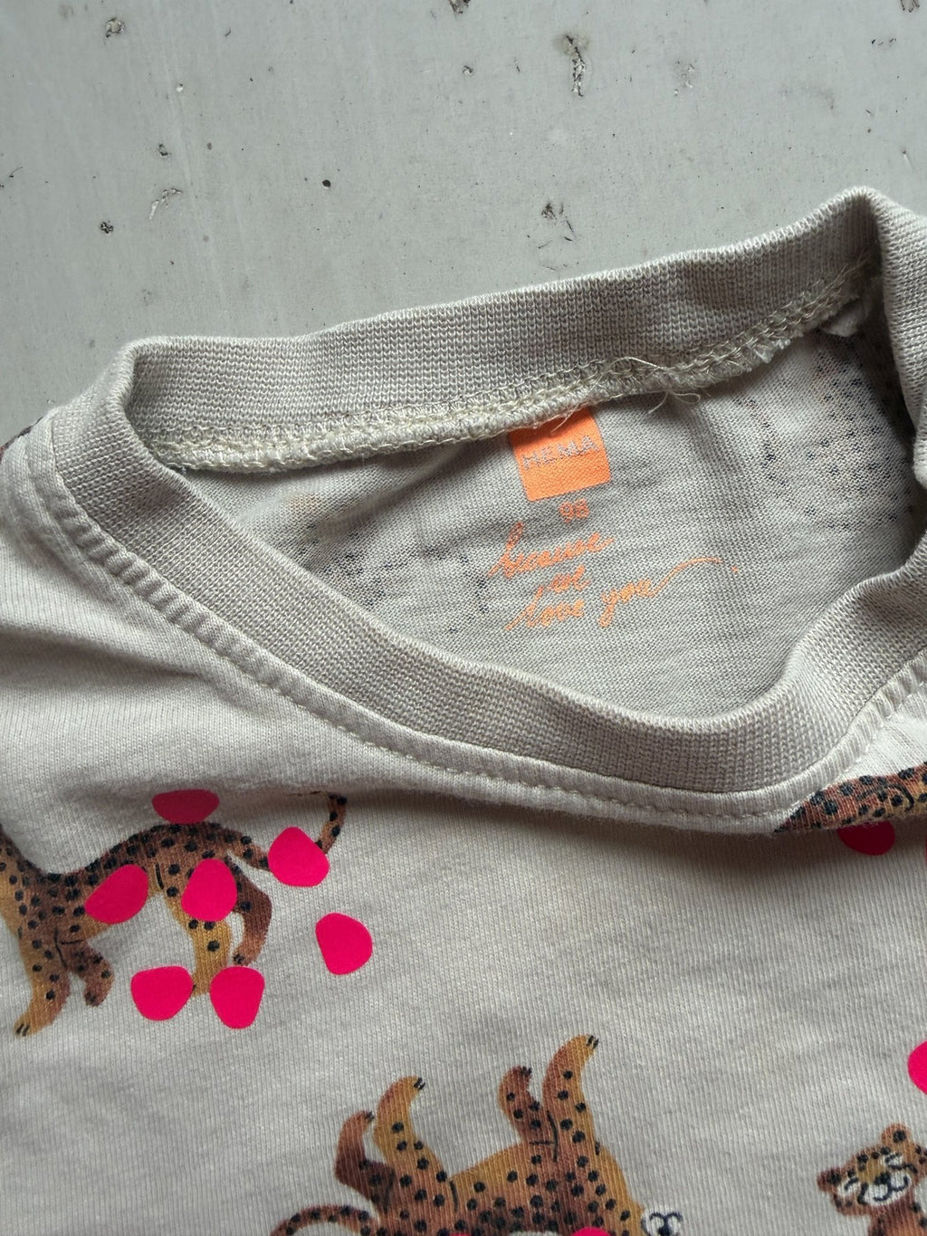 Plooofed Hema cheetah tee || 2-3T (euro 98)
