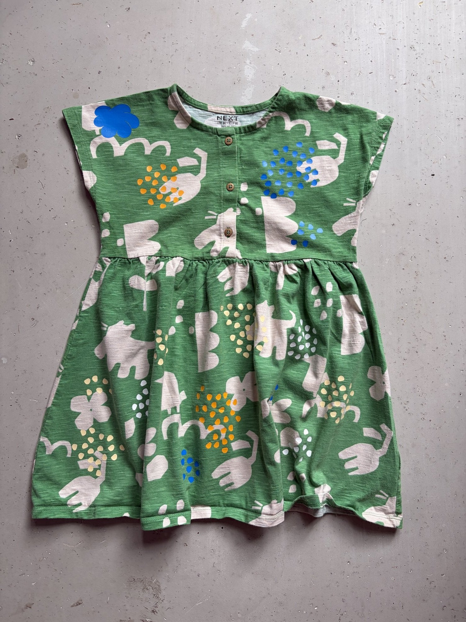 Plooofed Next UK dress || 5-6Y