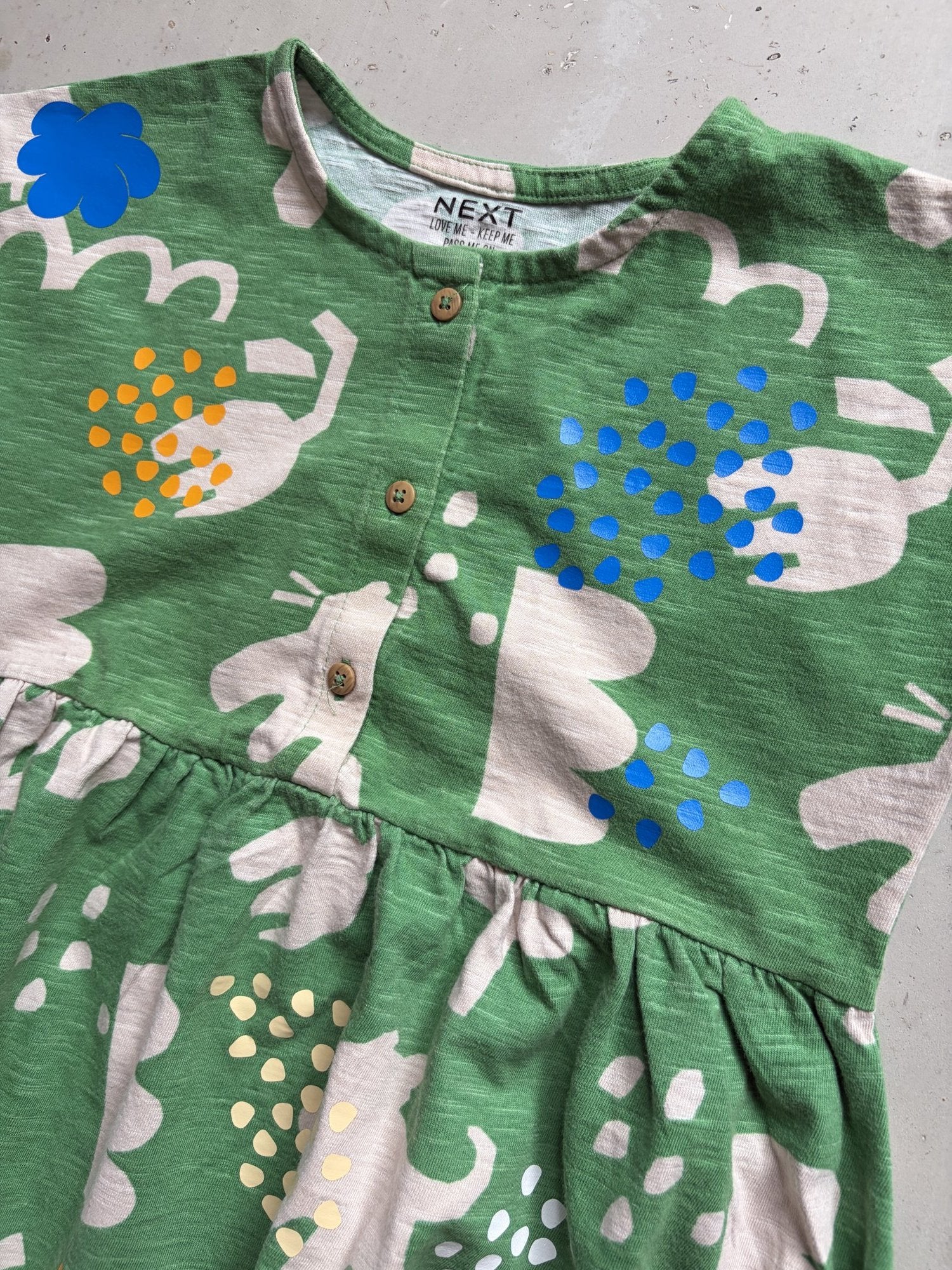 Plooofed Next UK dress || 5-6Y