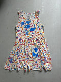 Plooofed George shape dress || M (7-8Y)