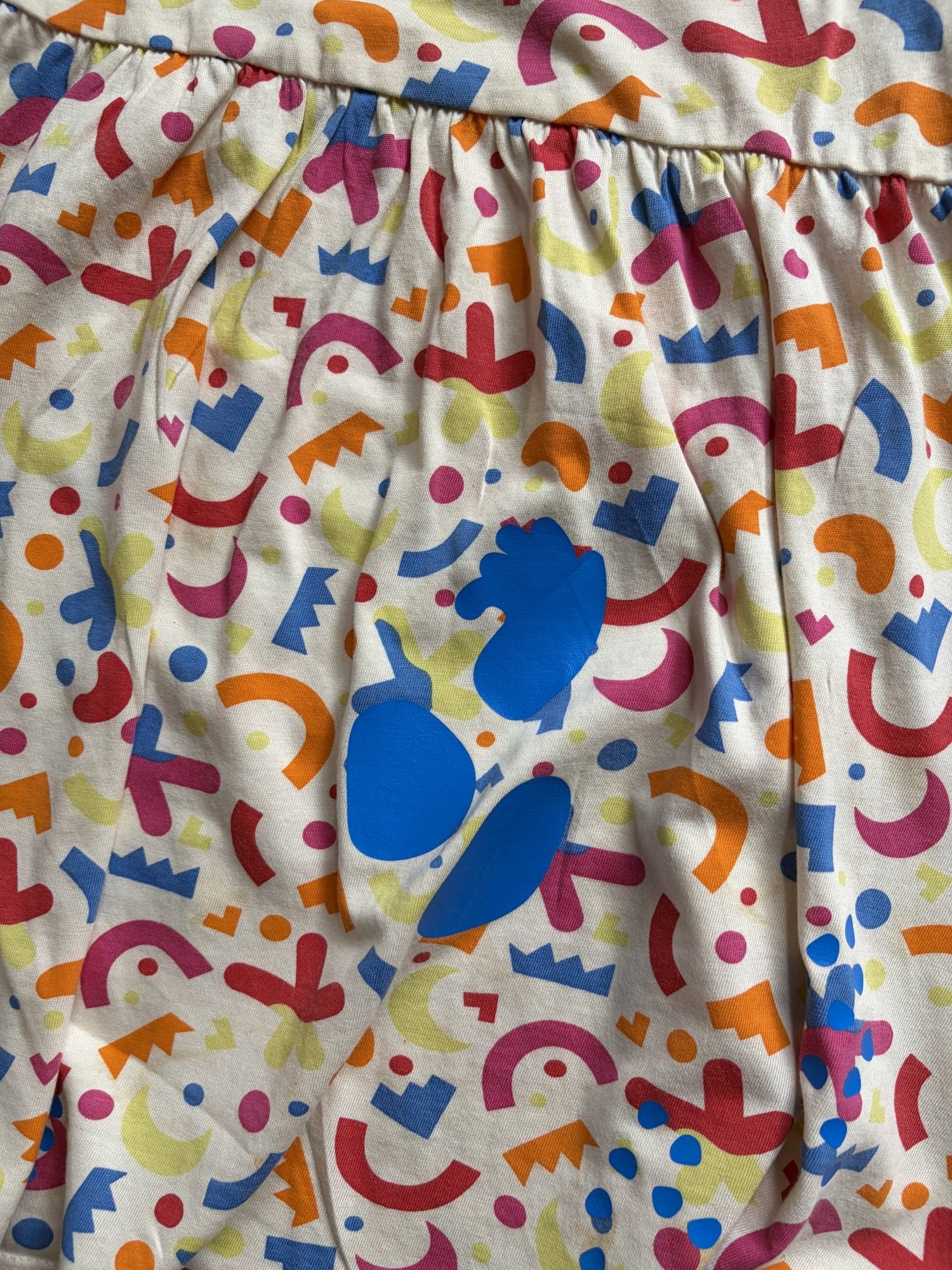 Plooofed George shape dress || M (7-8Y)