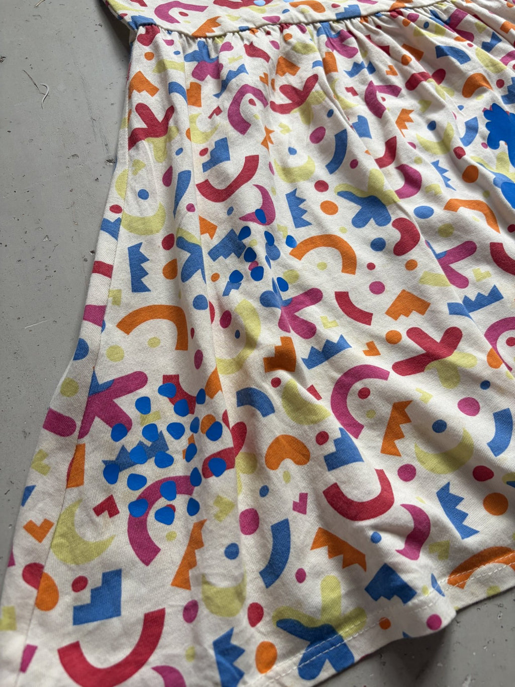 Plooofed George shape dress || M (7-8Y)