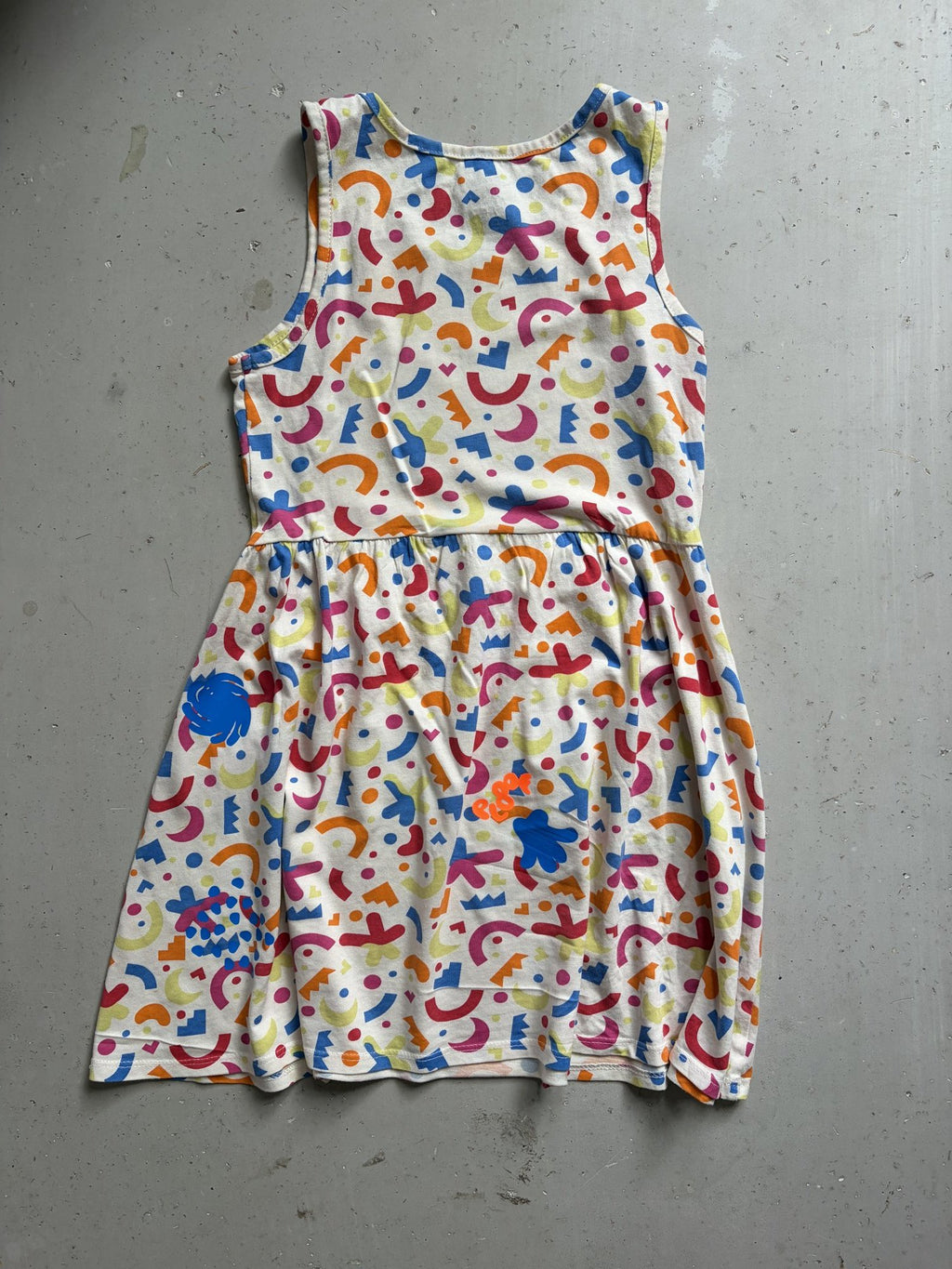 Plooofed George shape dress || M (7-8Y)