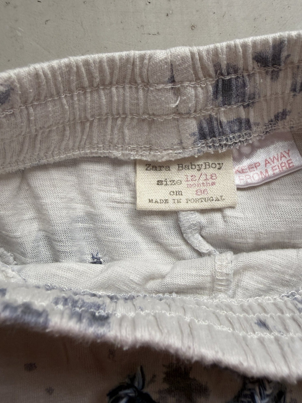 Plooofed Zara jogger pants || 12-18m