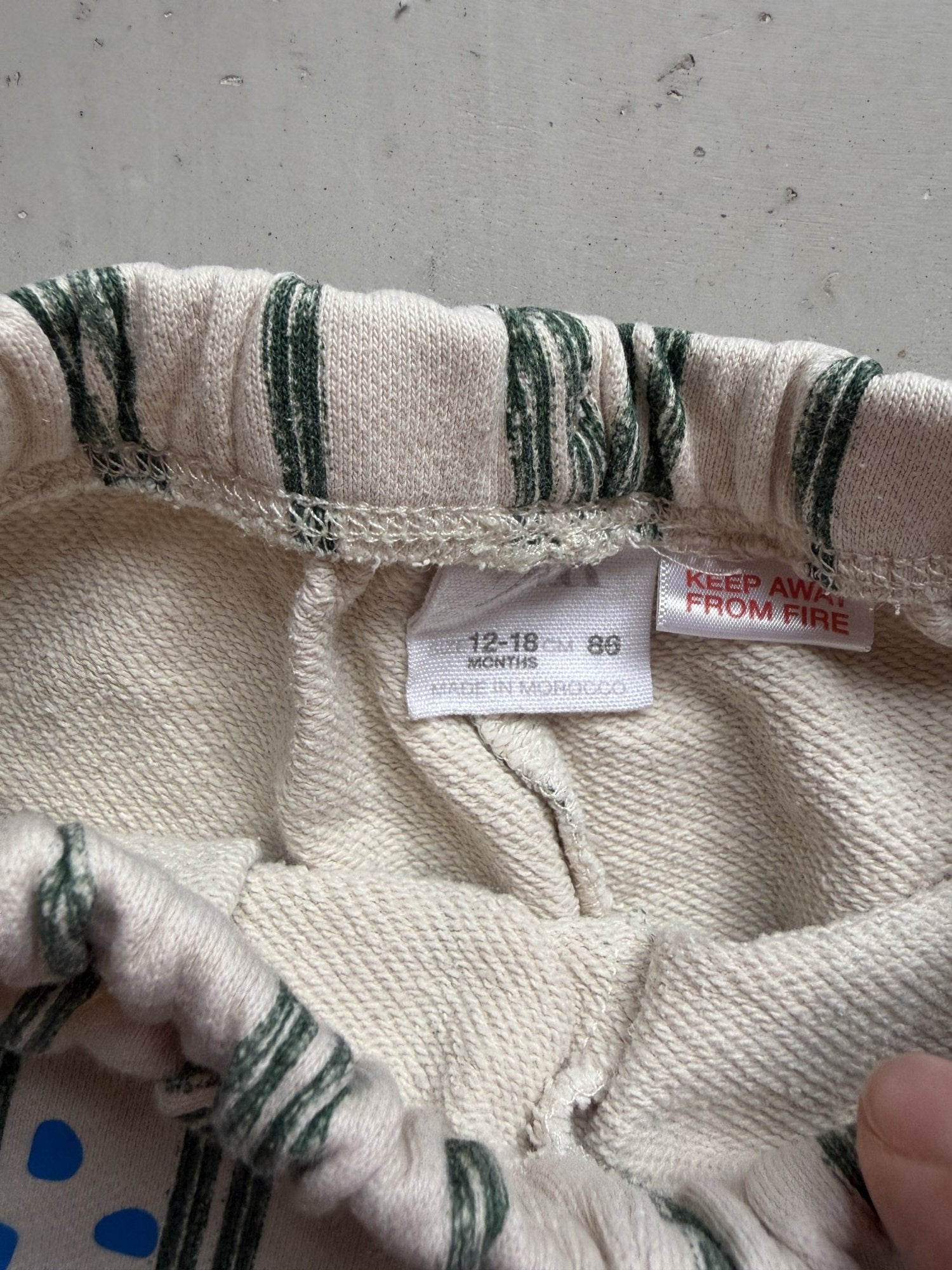 Plooofed Zara terry joggers || 12-18m