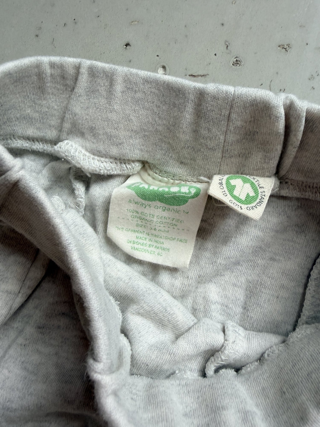 Parade Organics harem pants || 3-6m