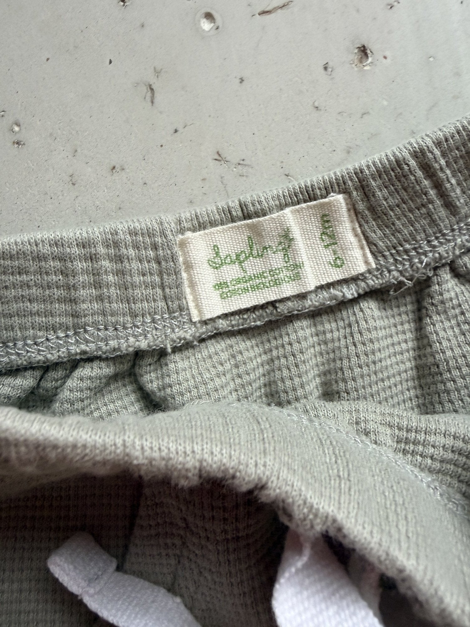 Sapling waffle joggers || 6-12m