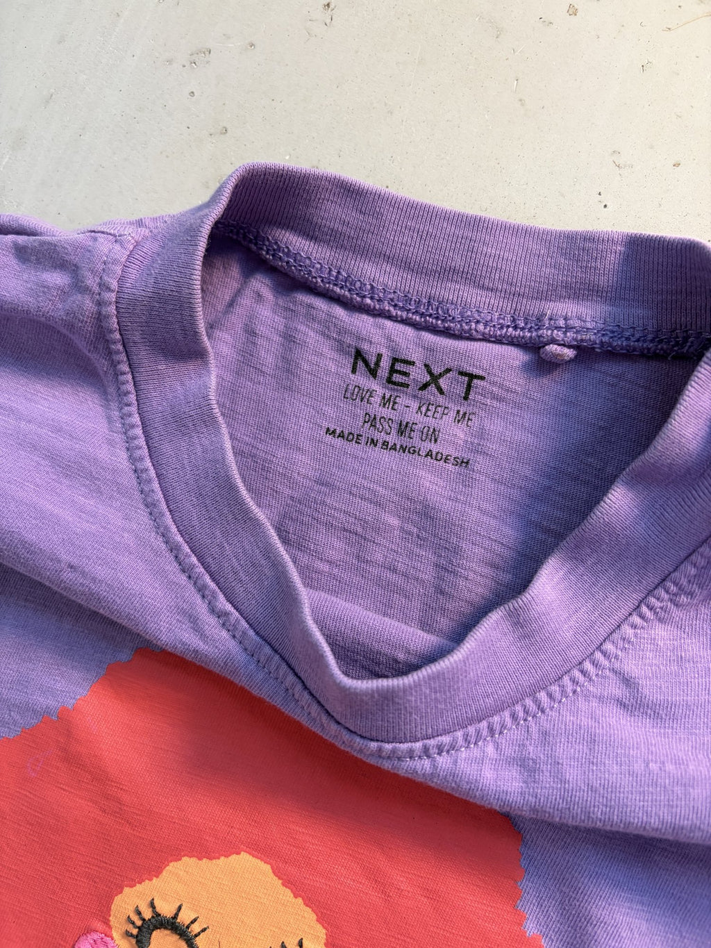 Next UK Flower tshirt || 5-6Y