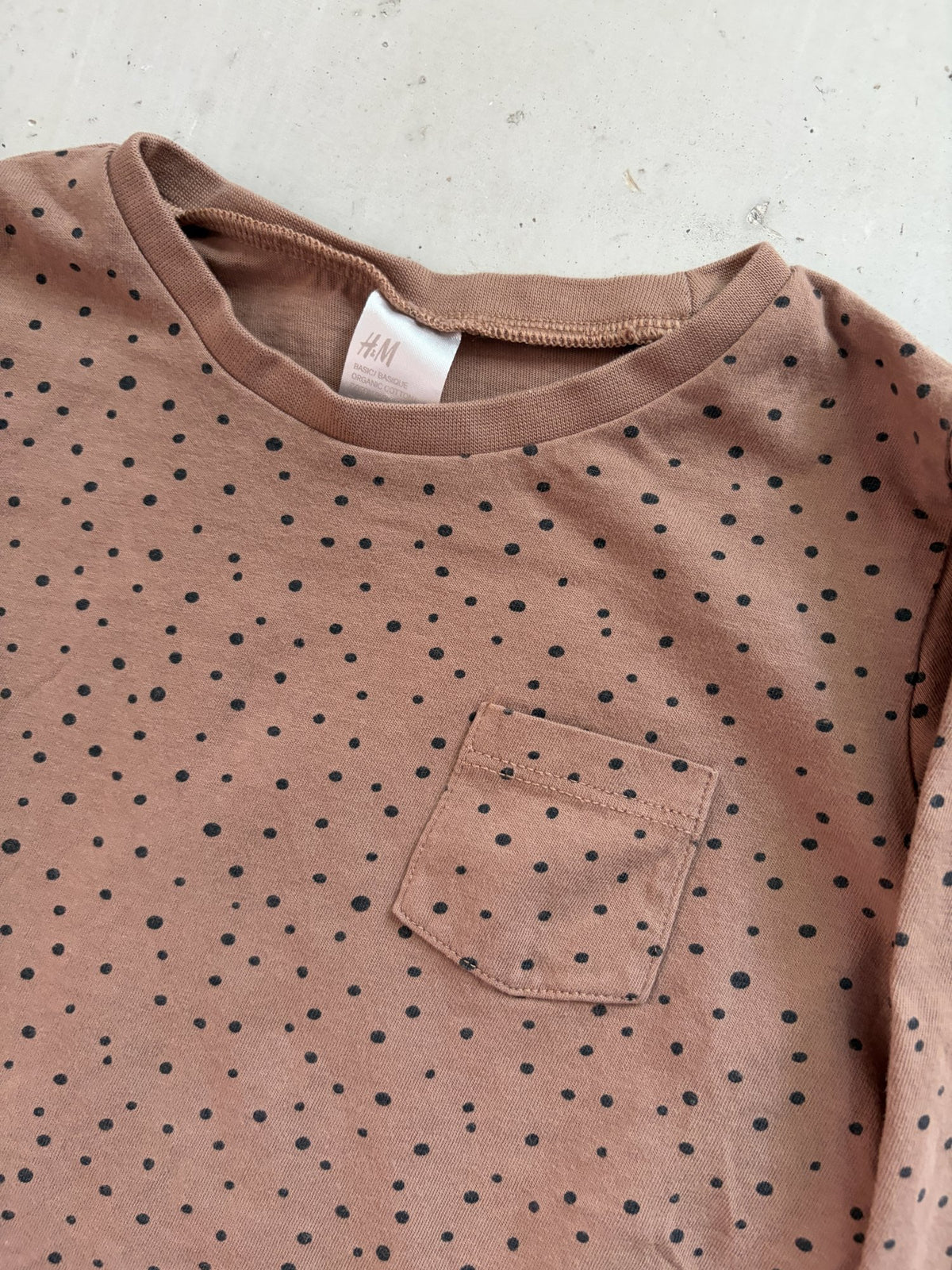 H&M Polka dot long sleeved tee || 3T