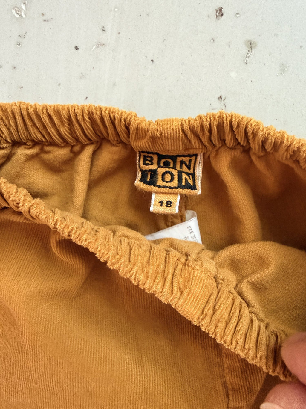 BONTON Corduroy pants || 18M