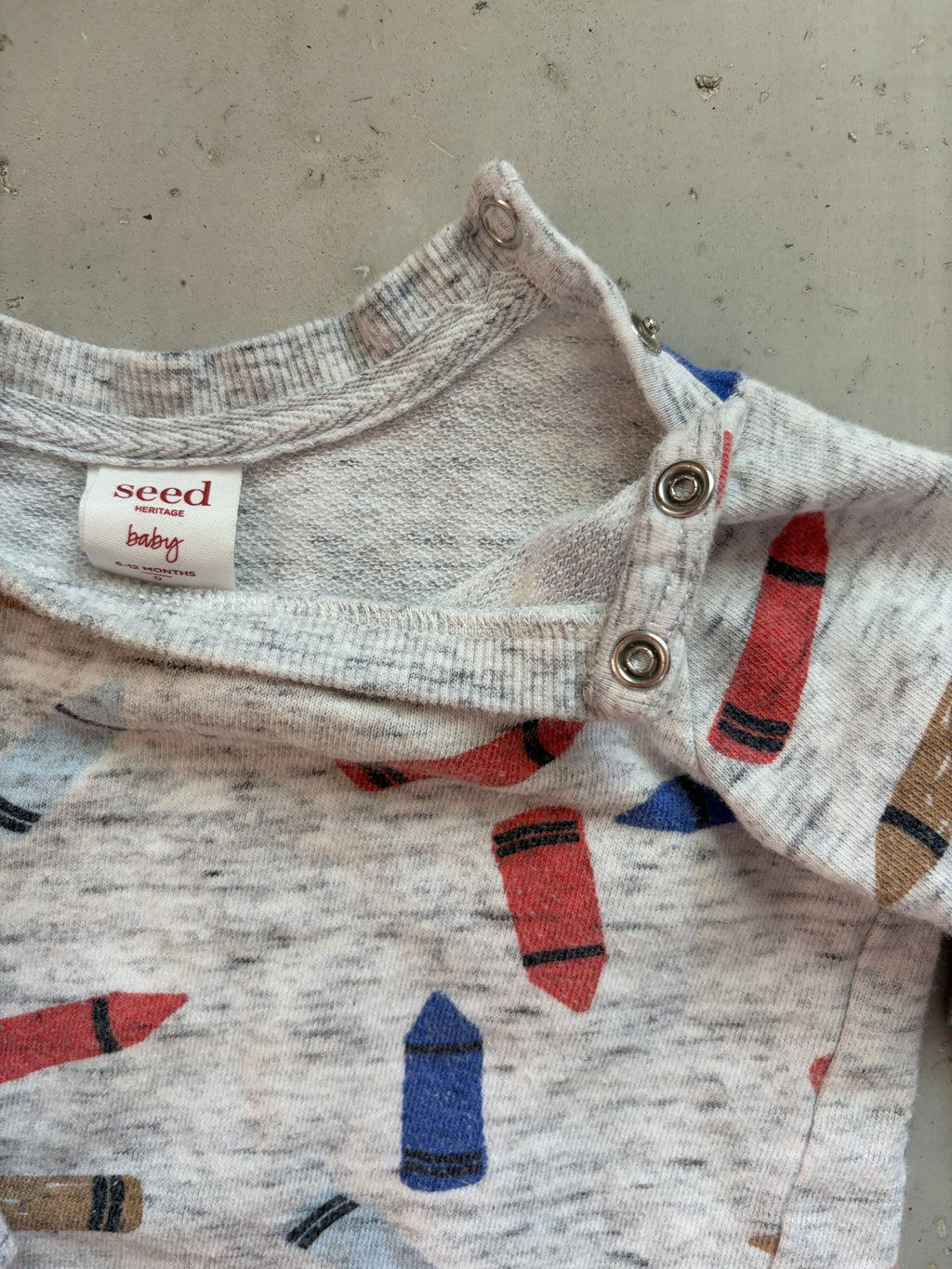 Seed Crayon sweatsuit || 6-12M