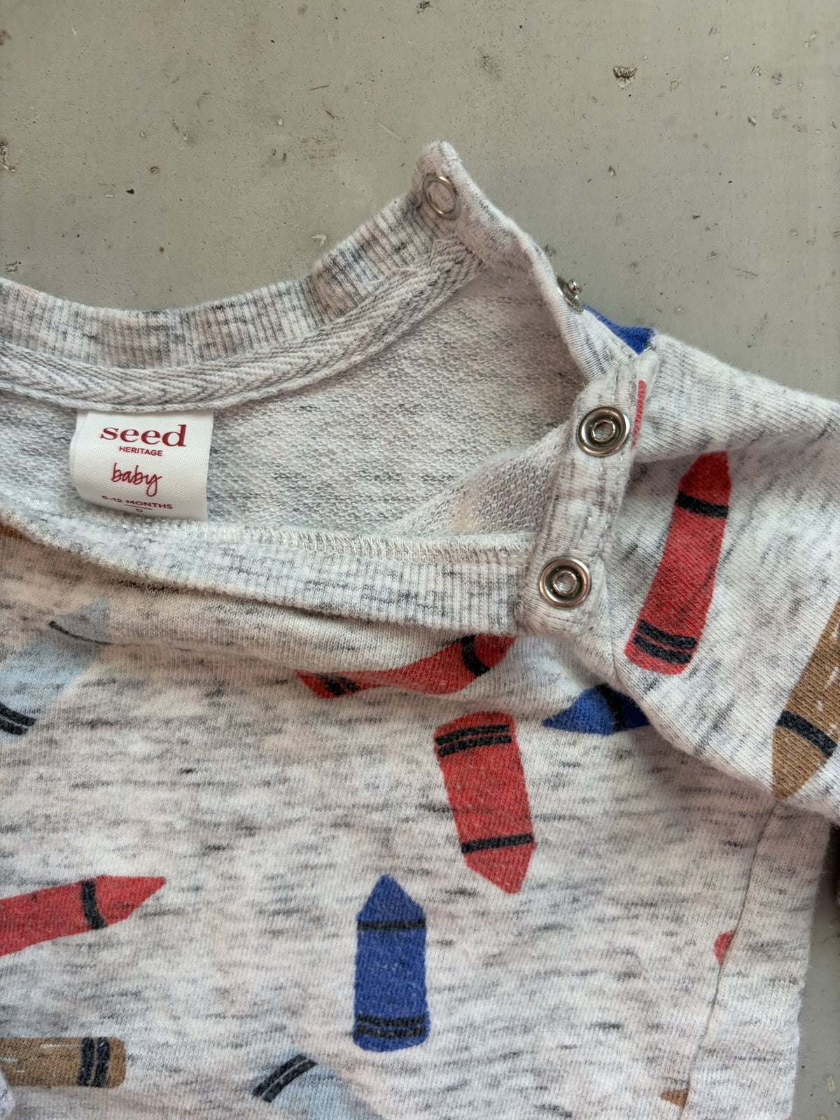Seed Crayon sweatsuit || 6-12M