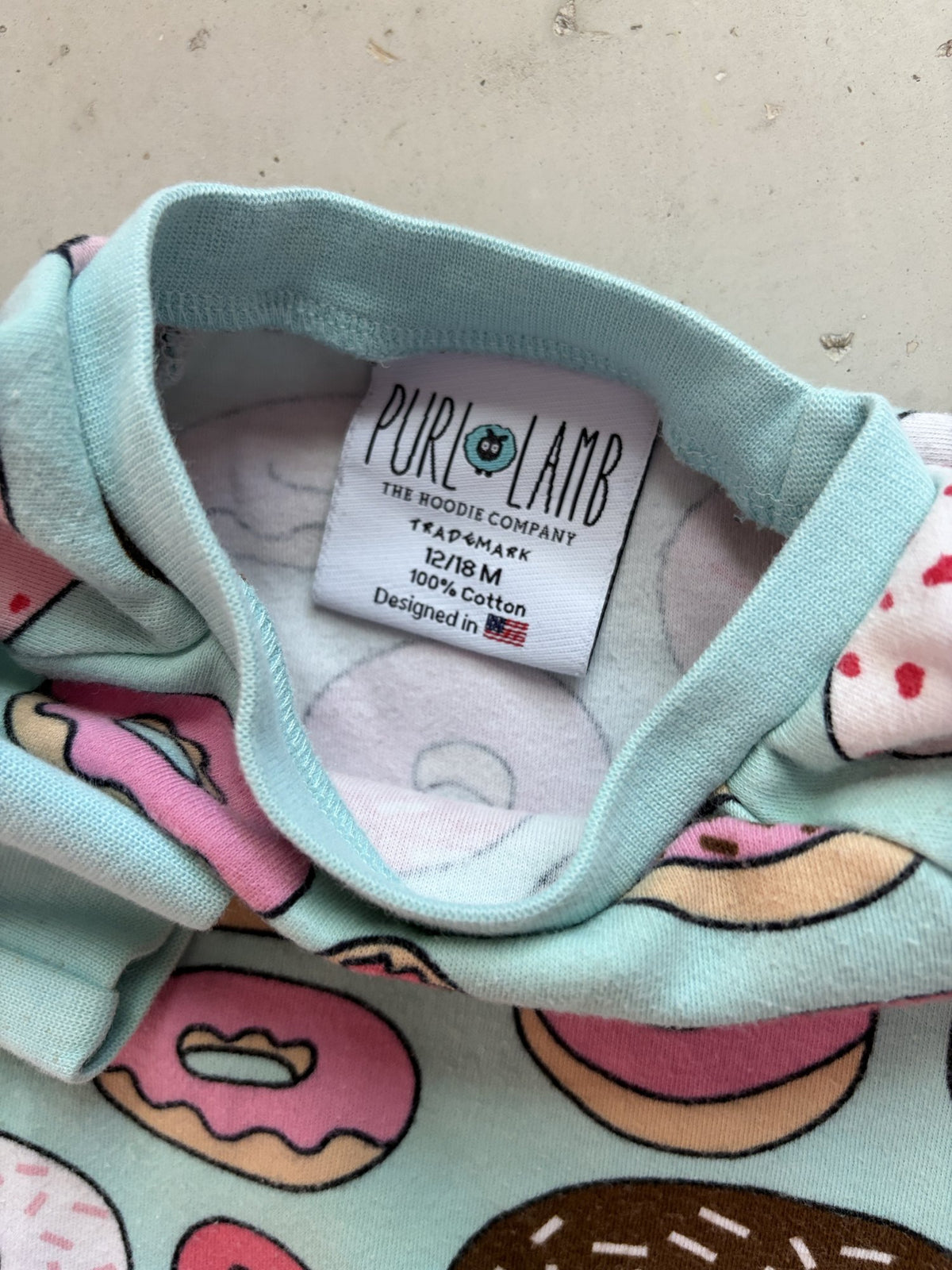 Purl Lamb Donut Sweatsuit || 12-18m (fits small)