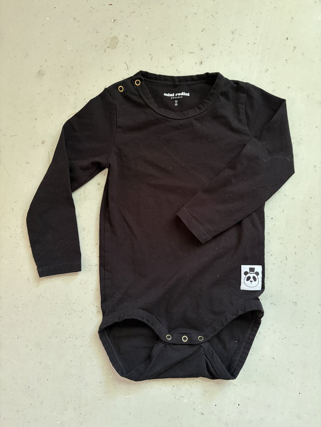 Mini Rodini Long sleeved onesie || 12-24m (EU 80-86)