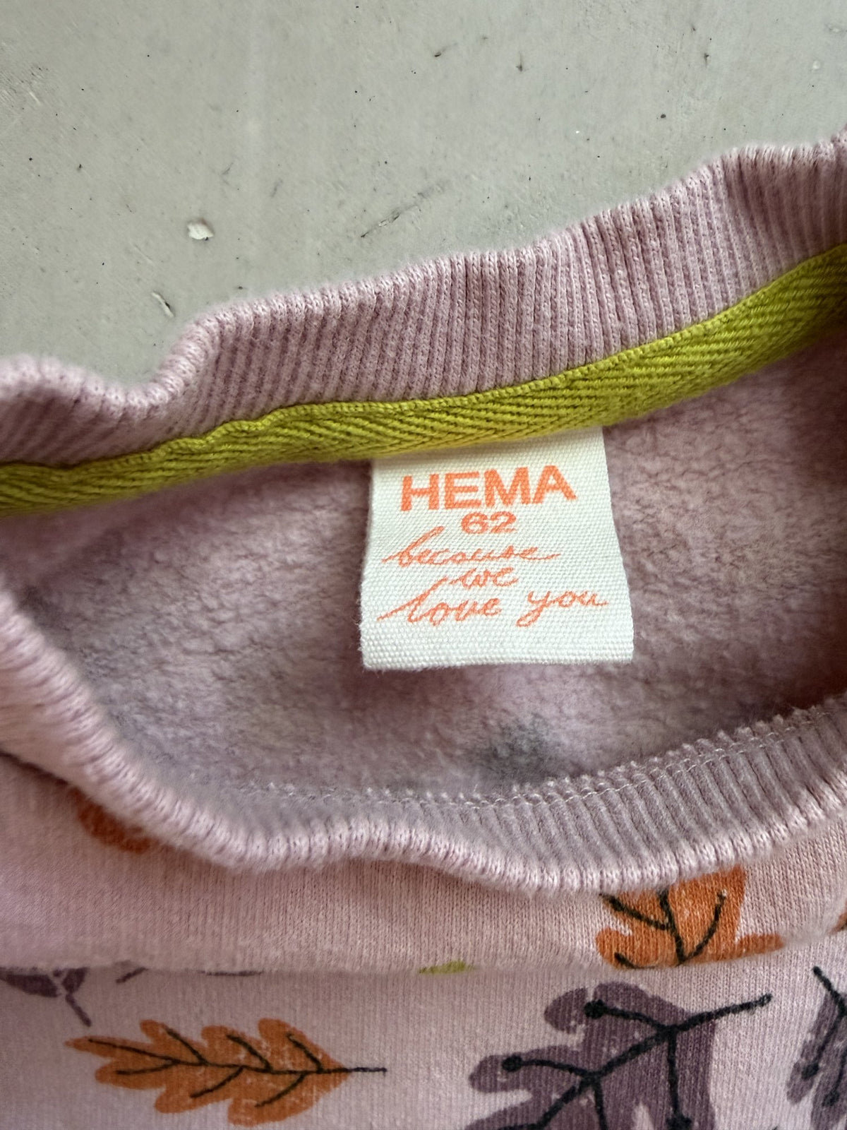 HEMA Fall sweatshirt || 3-6m (EU 62)