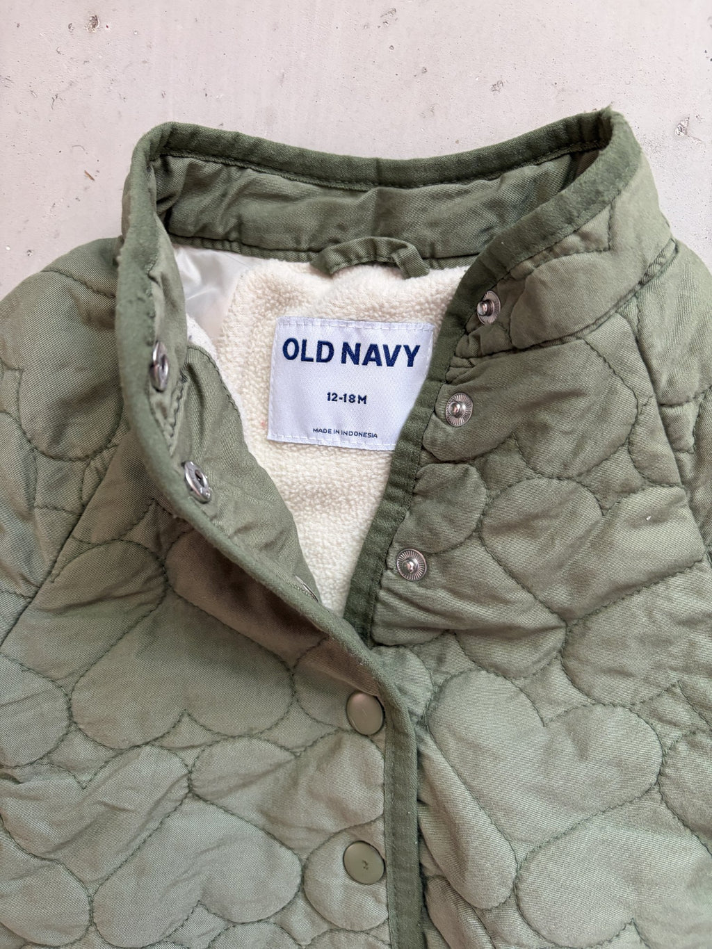 Old Navy Quilted Jacket || 12-18m