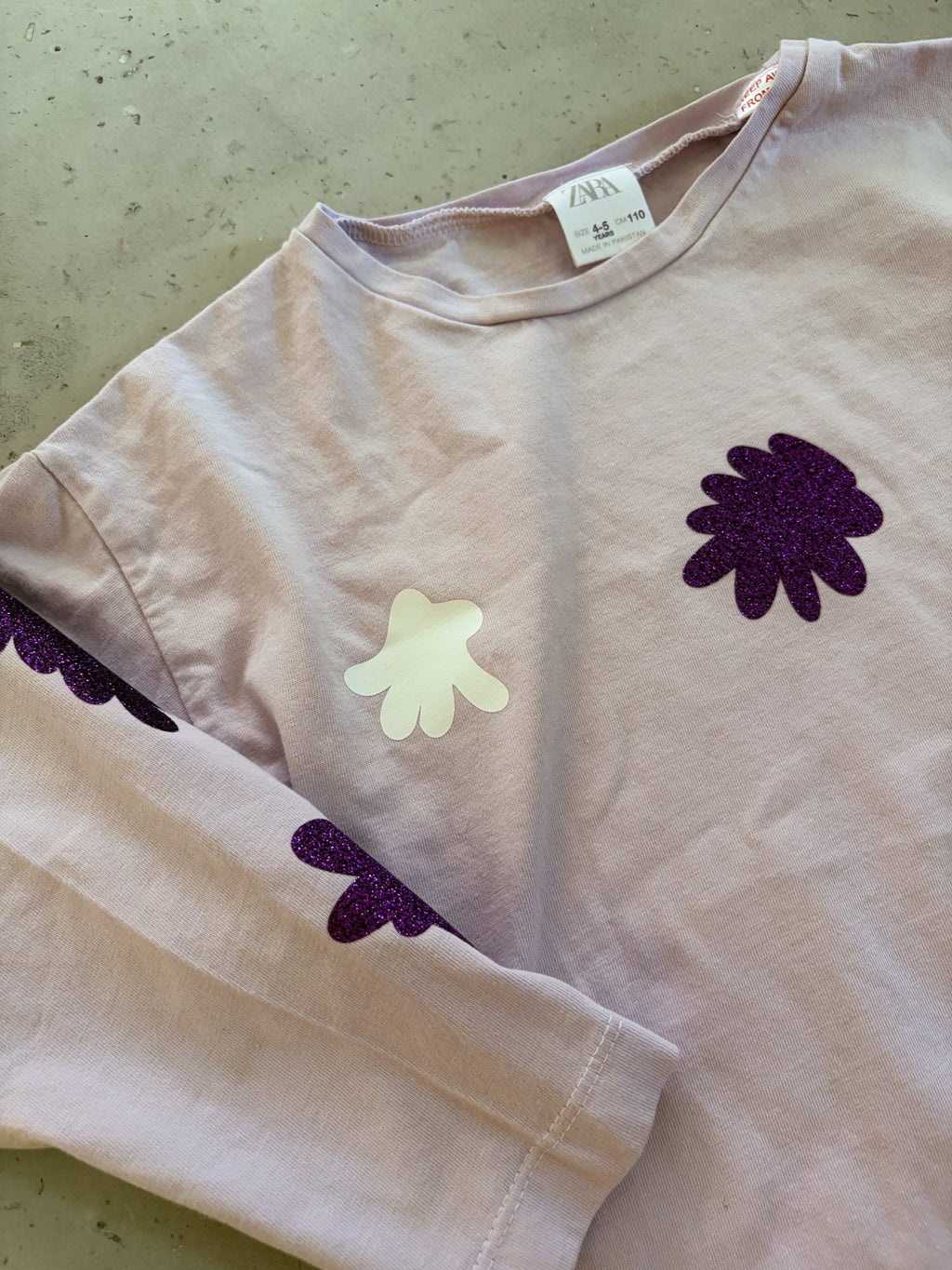 Plooofed Zara Long sleeve tee || 4-5y